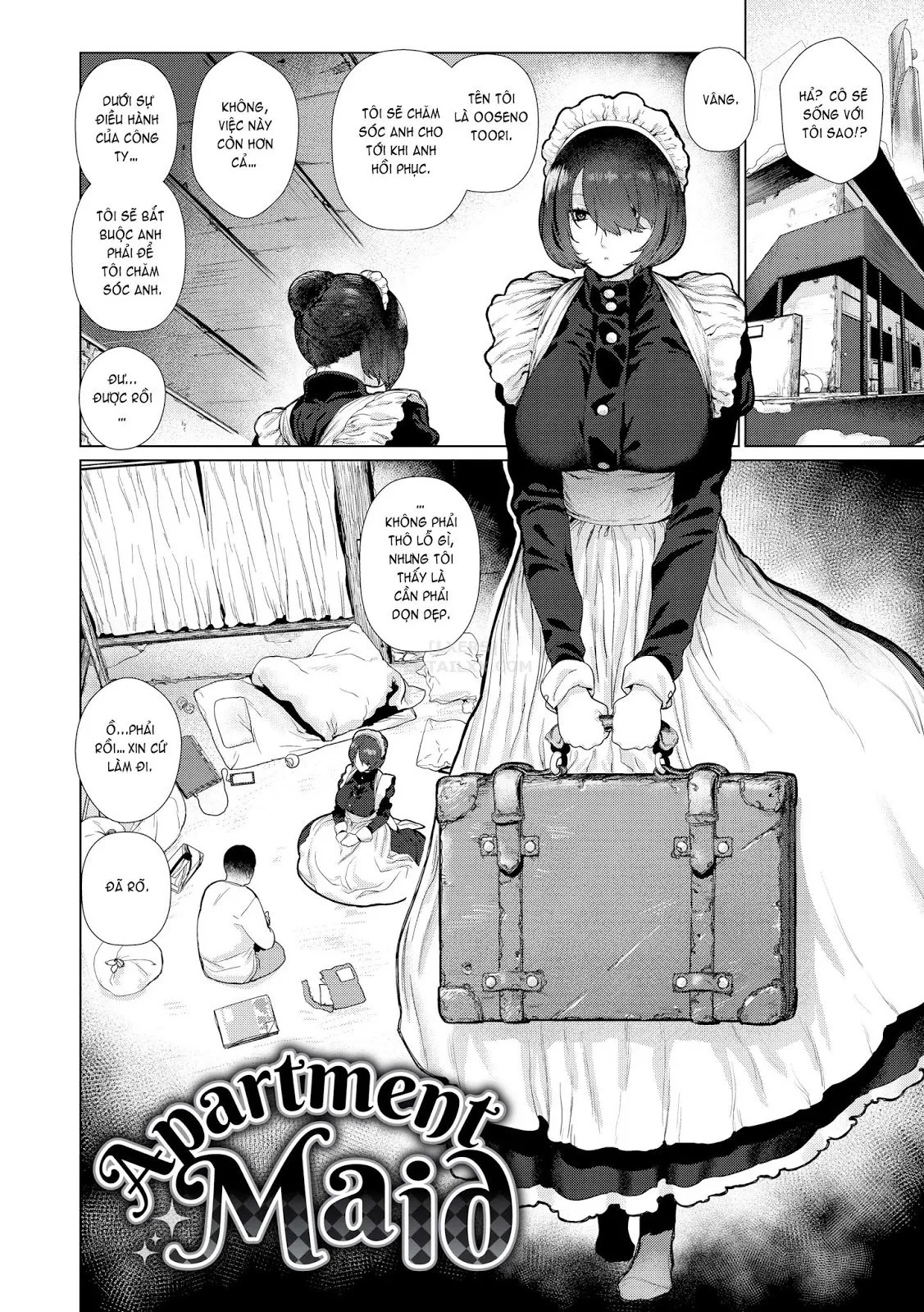 HentaiVN.net - Ảnh 9 - I'm Rather... Fond of You - Chap 1 - Apartment Maid