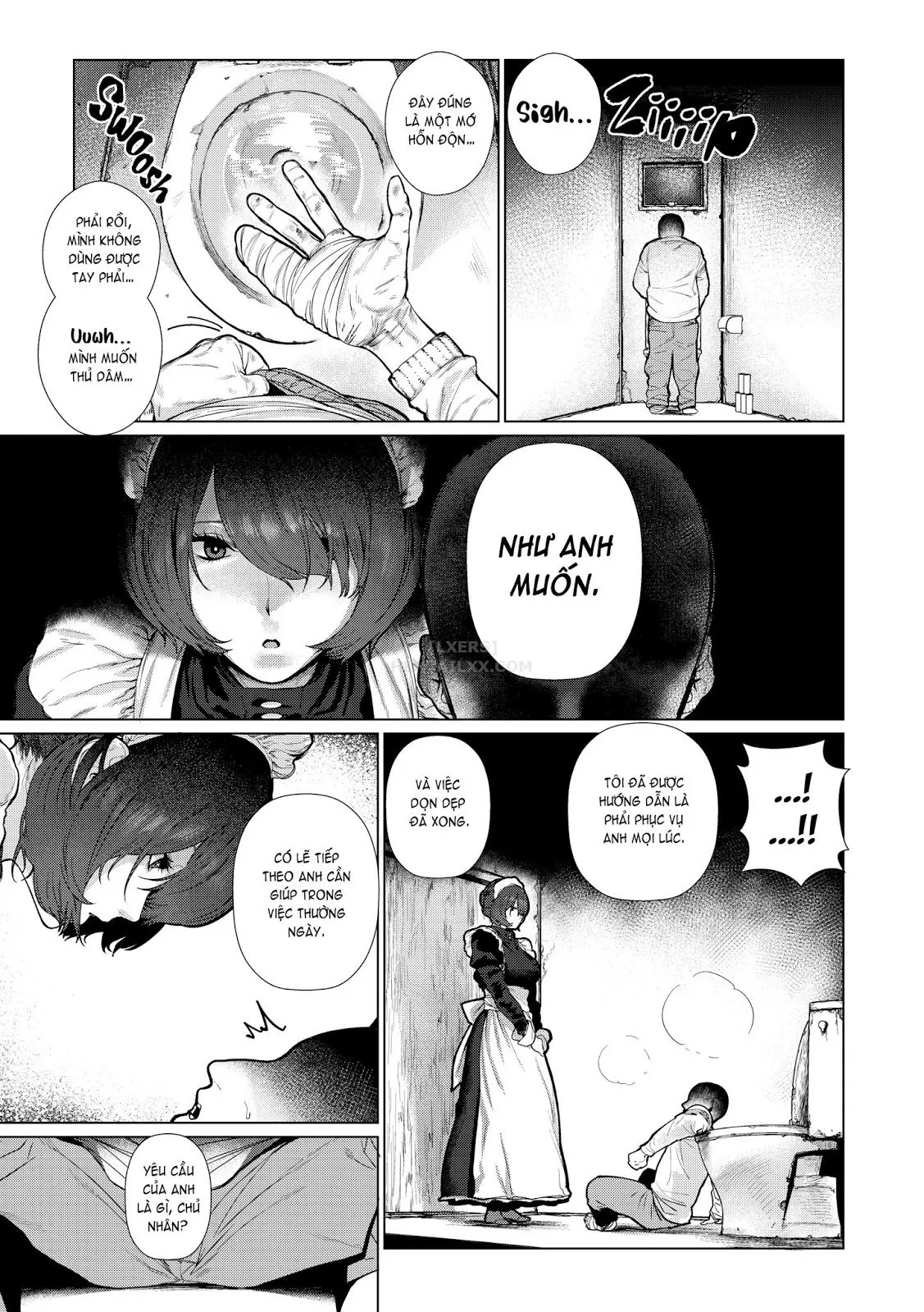 HentaiVN.net - Ảnh 10 - I'm Rather... Fond of You - Chap 1 - Apartment Maid