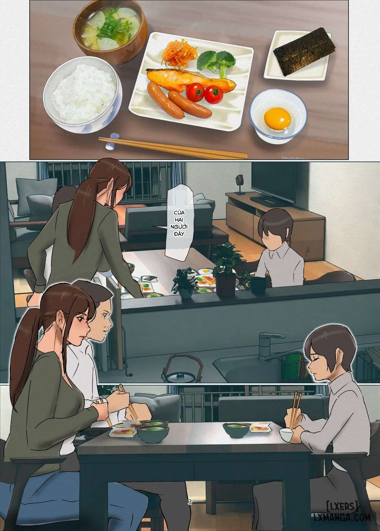 HentaiVN.net - Ảnh 3 - Ikenie no Haha 4 - 1_chap-1