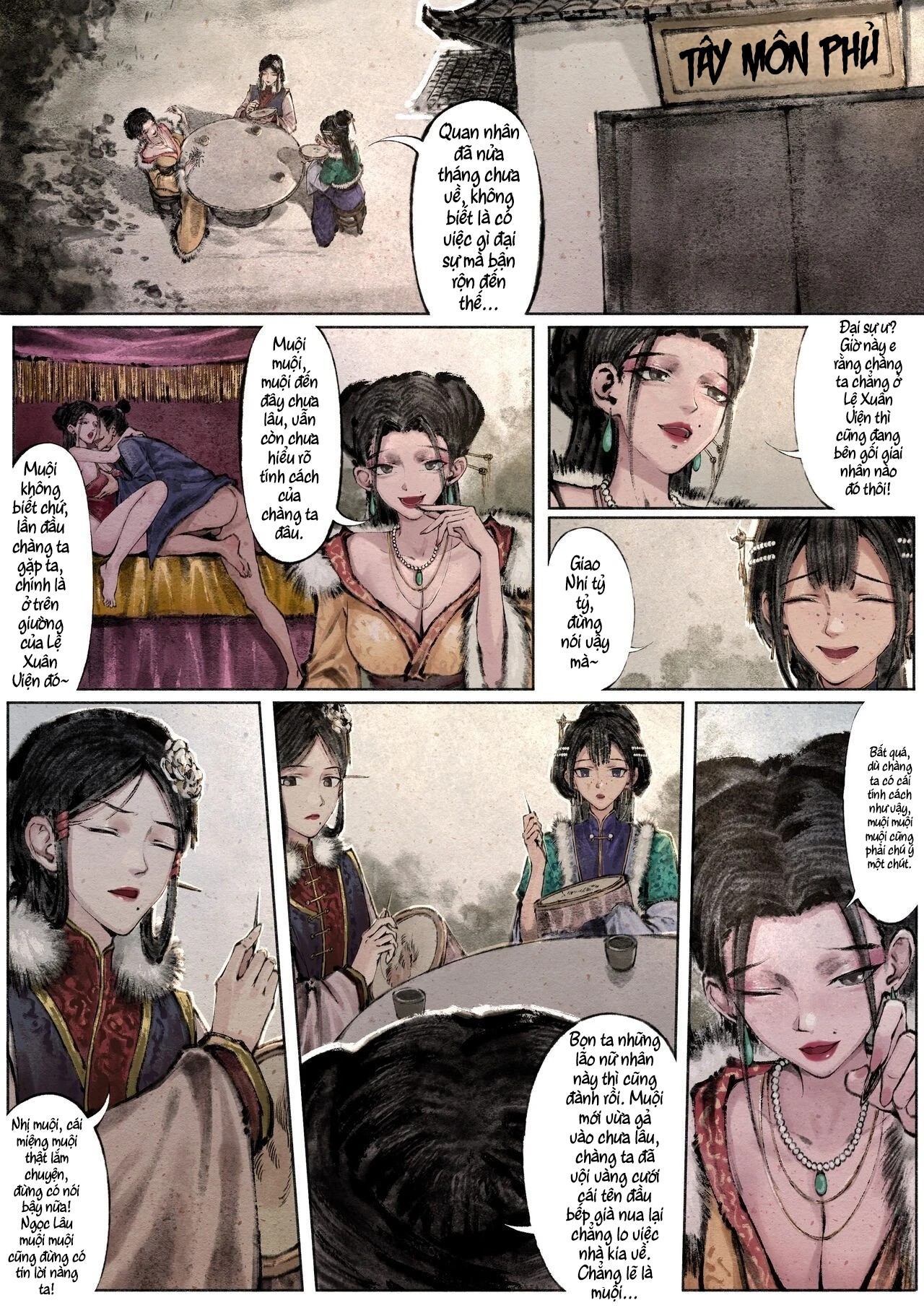 HentaiVN.net - Ảnh 12 - Kim bình mai - chap 11( Hậu sự - Bản tính - Thư )