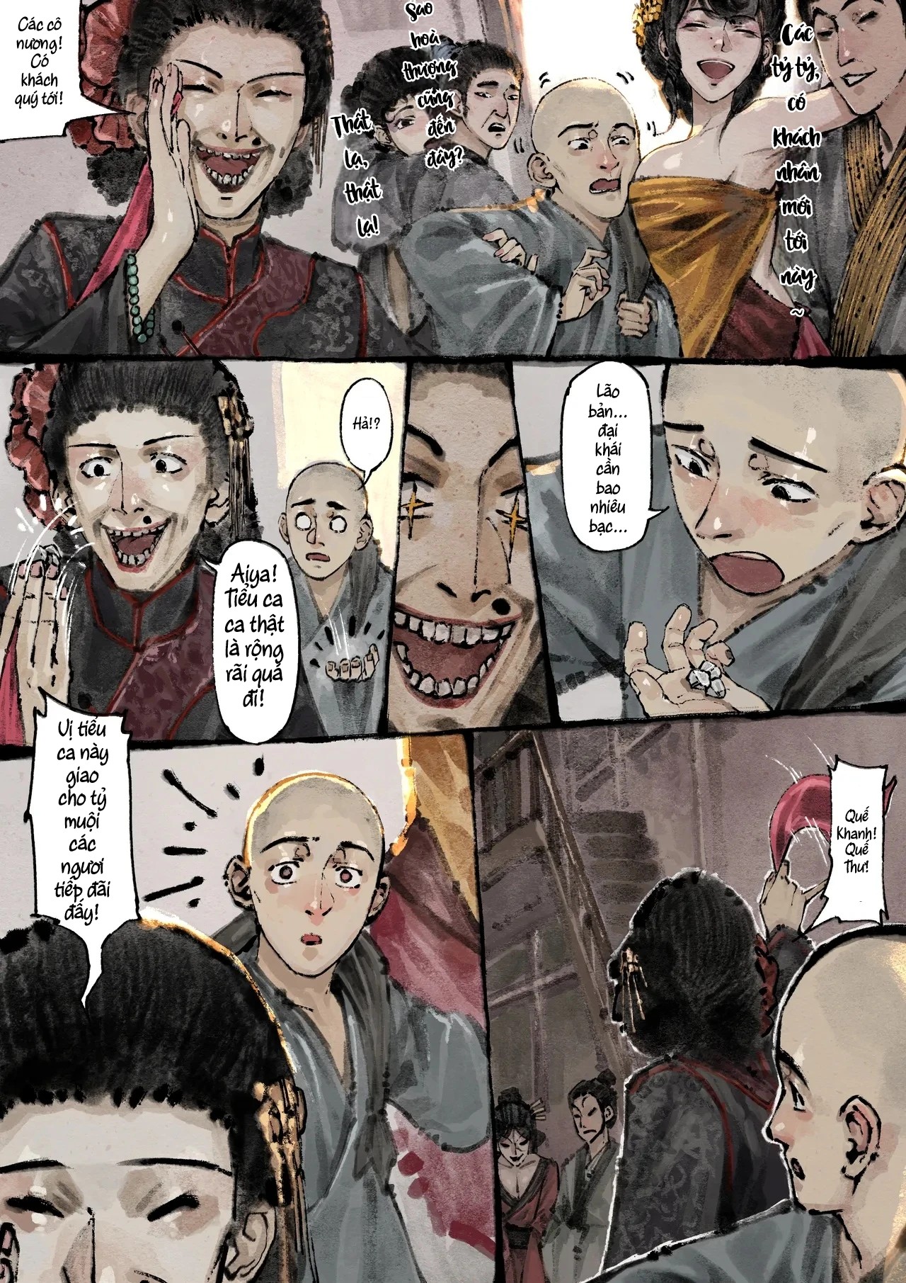 HentaiVN.net - Ảnh 15 - Kim bình mai - chap 12 ( Giới - Giới luật🤔🤔??)