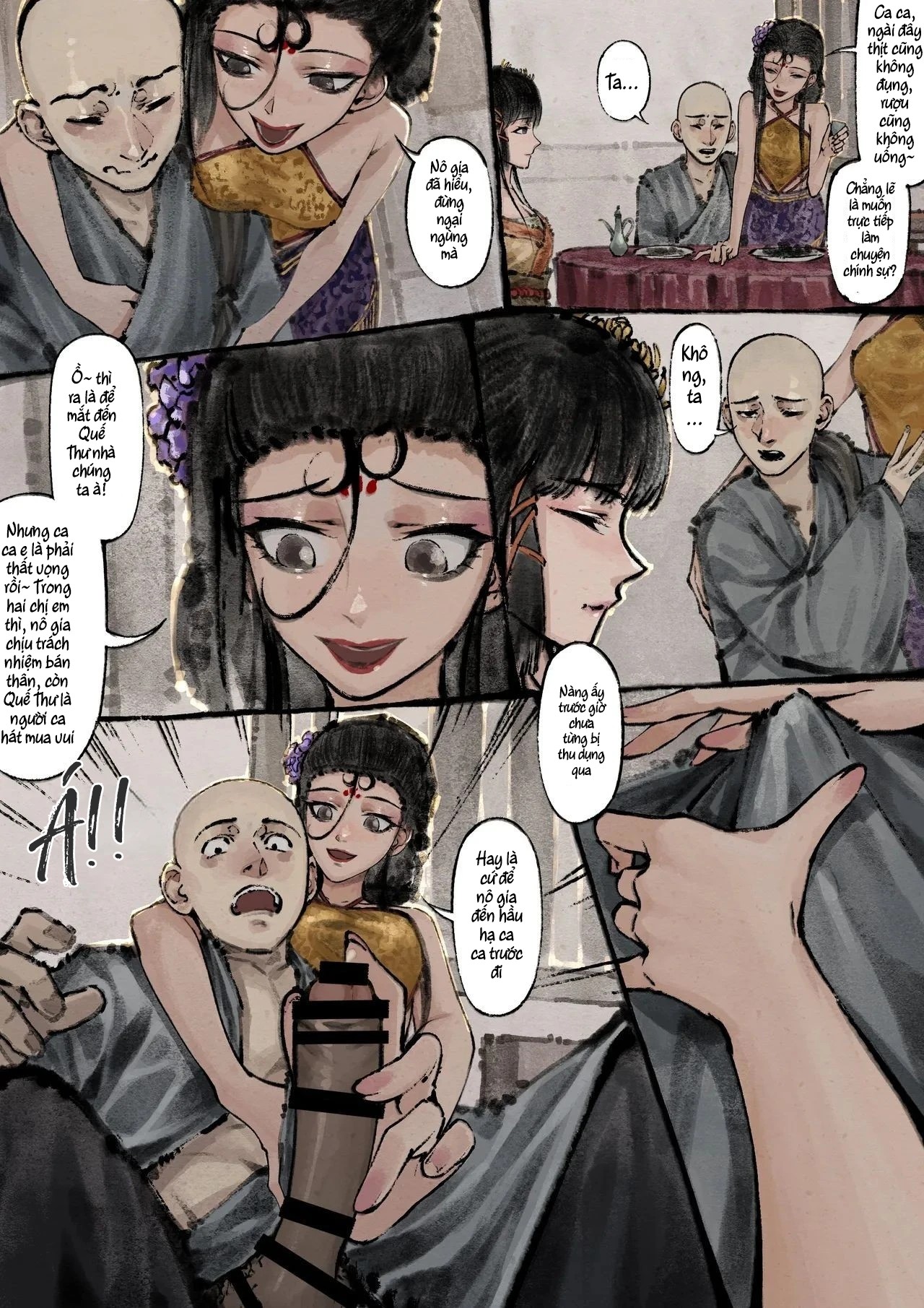 HentaiVN.net - Ảnh 17 - Kim bình mai - chap 12 ( Giới - Giới luật🤔🤔??)