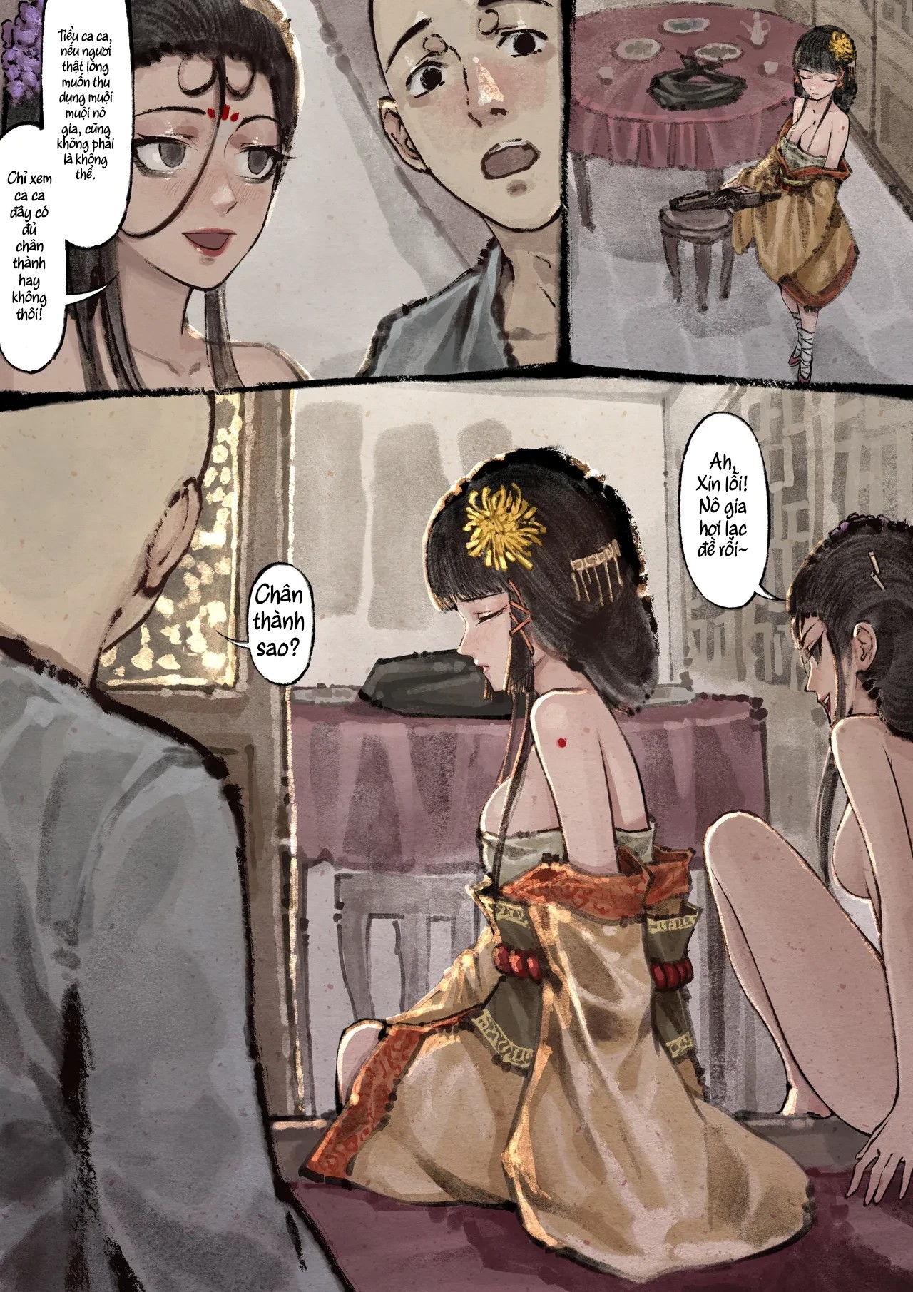 HentaiVN.net - Ảnh 21 - Kim bình mai - chap 12 ( Giới - Giới luật🤔🤔??)