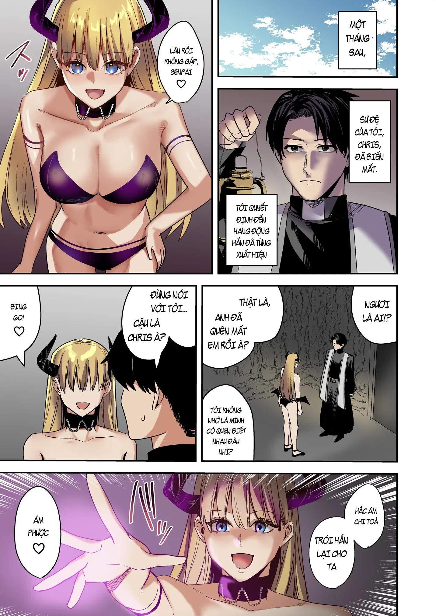 HentaiVN.net - Ảnh 27 - Kính trung chi ảnh(Bóng hình trong gương??): vị linh mục ♂ sa ngã trở thành succubus ♀ - Chap 1