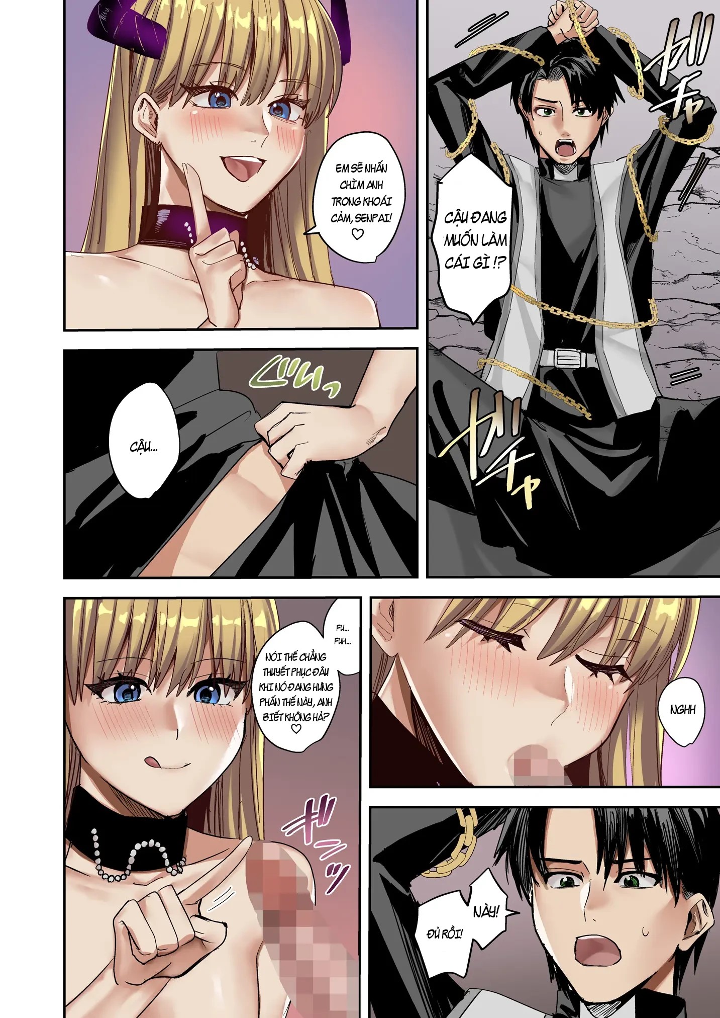HentaiVN.net - Ảnh 28 - Kính trung chi ảnh(Bóng hình trong gương??): vị linh mục ♂ sa ngã trở thành succubus ♀ - Chap 1