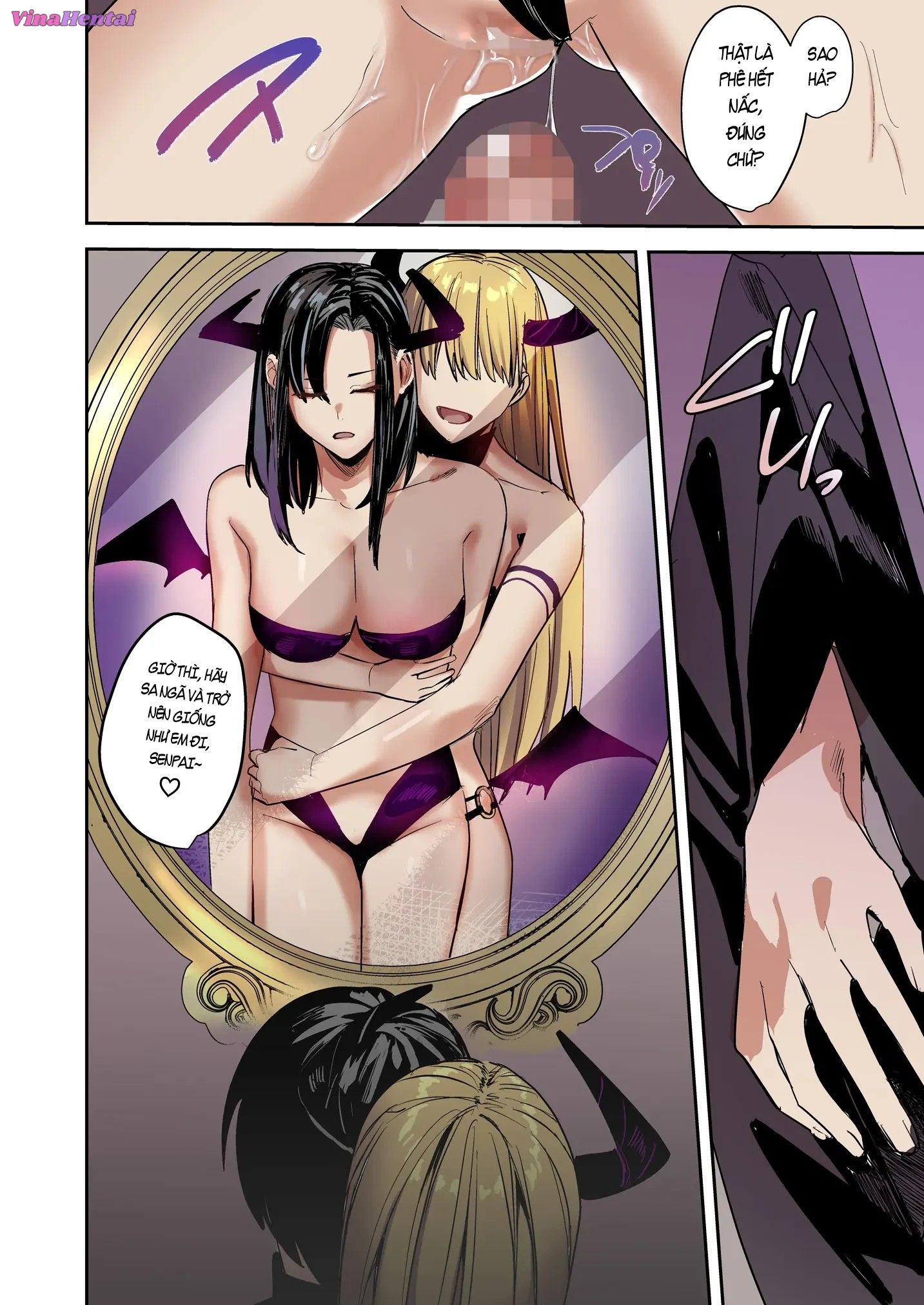 HentaiVN.net - Ảnh 32 - Kính trung chi ảnh(Bóng hình trong gương??): vị linh mục ♂ sa ngã trở thành succubus ♀ - Chap 1