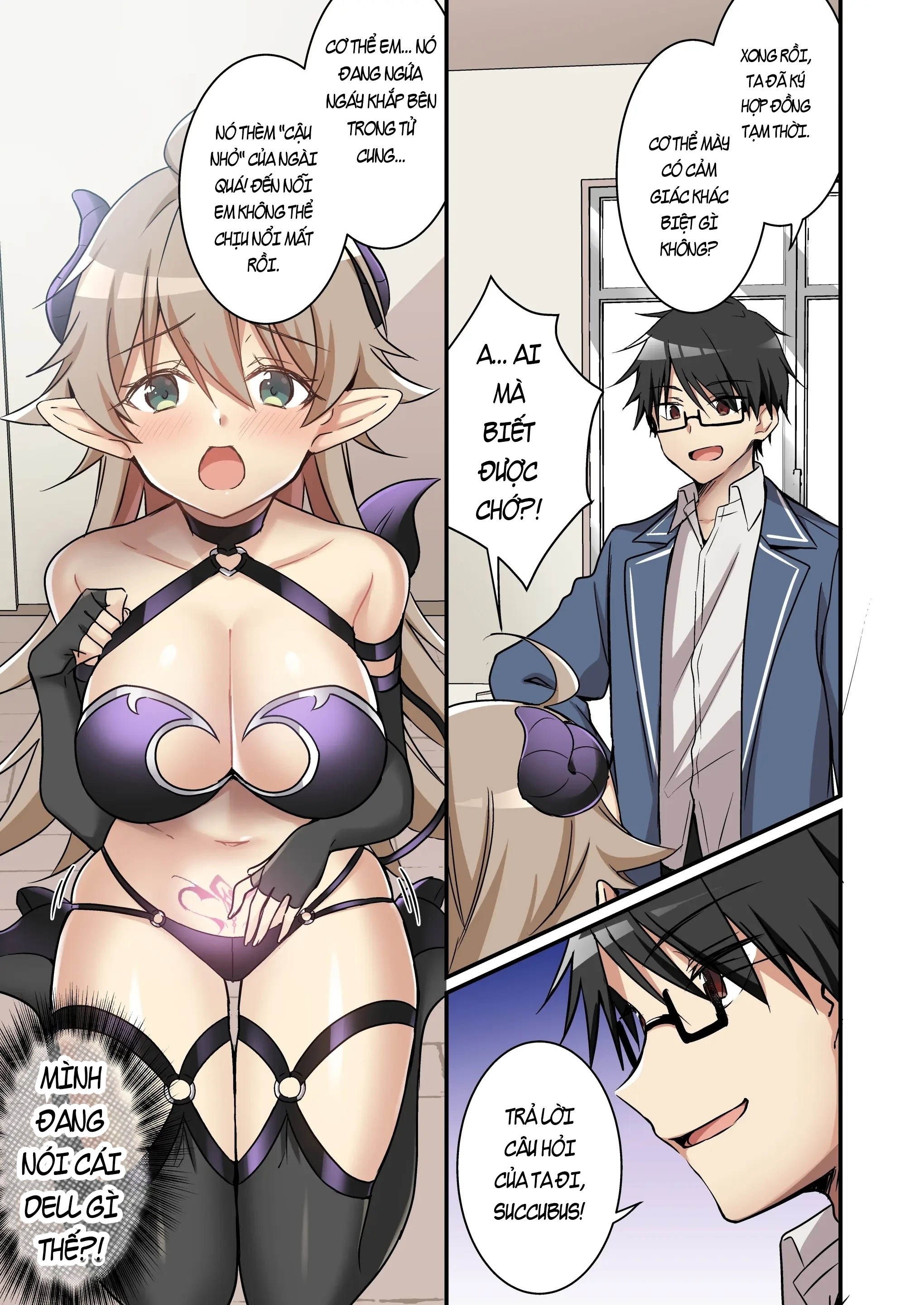 HentaiVN.net - Ảnh 9 - Tôi chưa từng nghe nói rằng succubus được triệu hồi lại chính là mình mà 🥺 - Chap 1