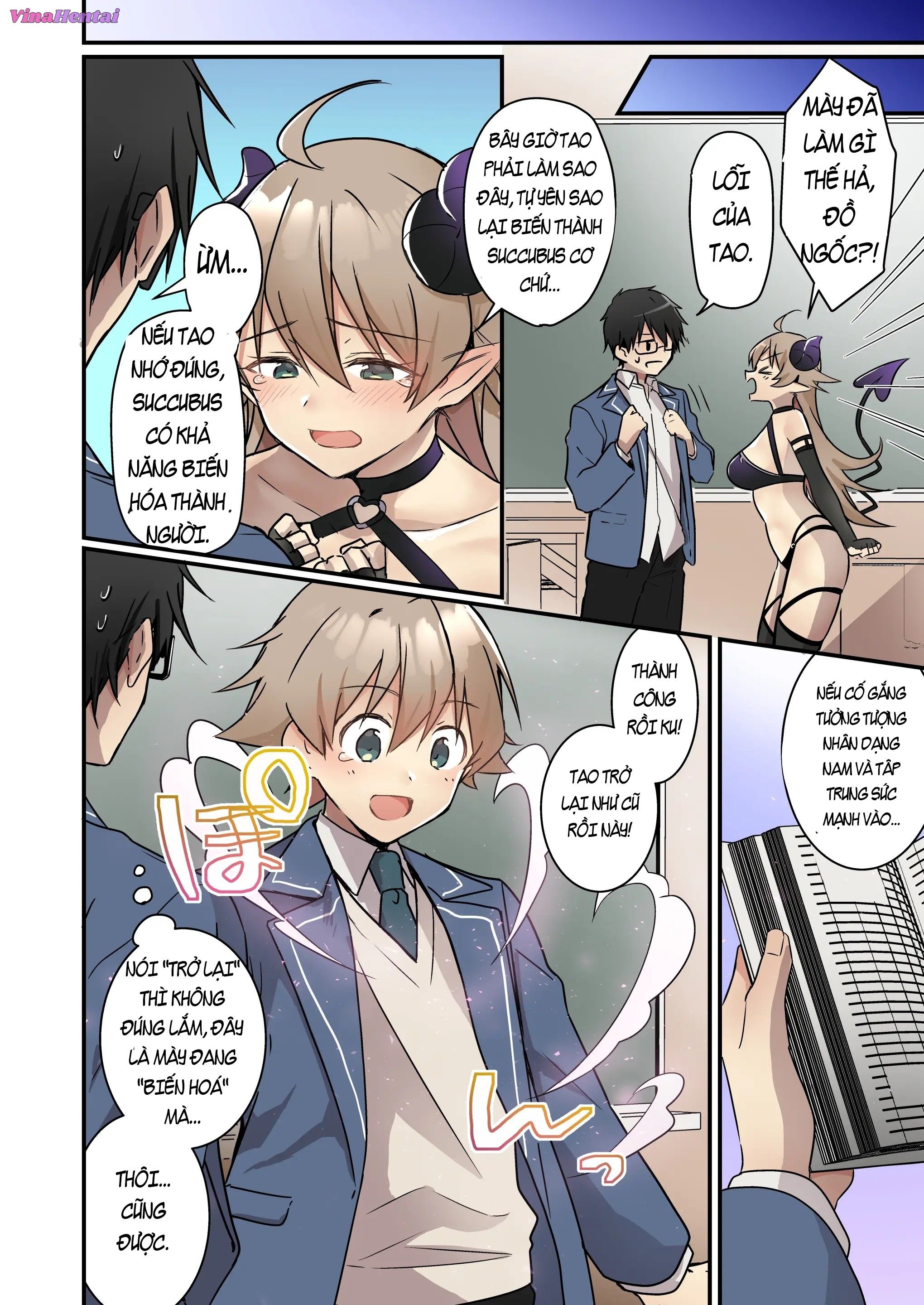 HentaiVN.net - Ảnh 18 - Tôi chưa từng nghe nói rằng succubus được triệu hồi lại chính là mình mà 🥺 - Chap 1
