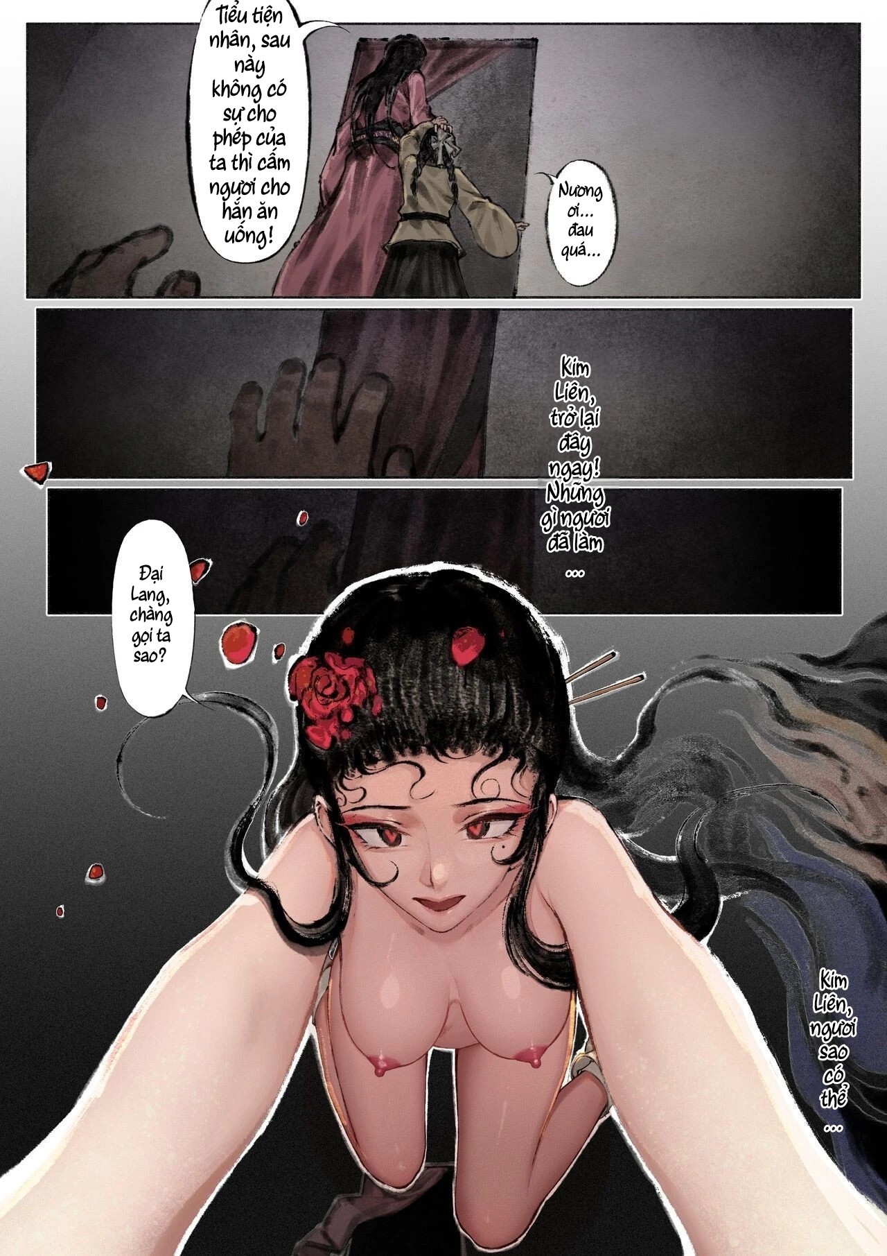 HentaiVN.net - Ảnh 10 - Kim bình mai - Chap 10 ( Bắt gian - Mộng )