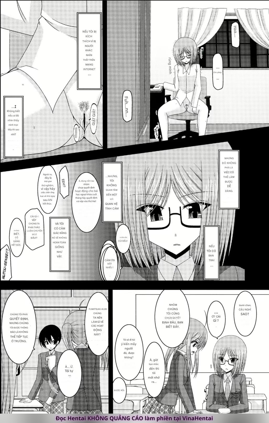HentaiVN.net - Ảnh 11 - Nhật Ký Thiếu Nữ Khỏa Thân [Roshutsu Shoujo Nikki; Exhibitionist Girl Diary] - Chap 4