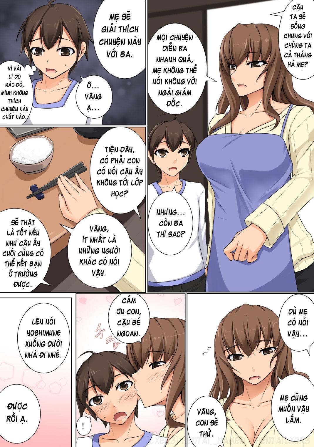 HentaiVN.net - Ảnh 9 - Daisuki na Mama ga Ie de Azukatta Shachou no Kuso Musuko no Chinpo no Toriko ni Sarete ita - Oneshot