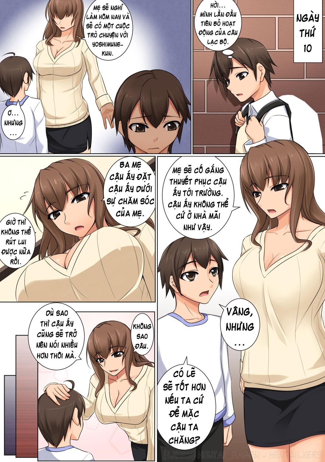 HentaiVN.net - Ảnh 15 - Daisuki na Mama ga Ie de Azukatta Shachou no Kuso Musuko no Chinpo no Toriko ni Sarete ita - Oneshot