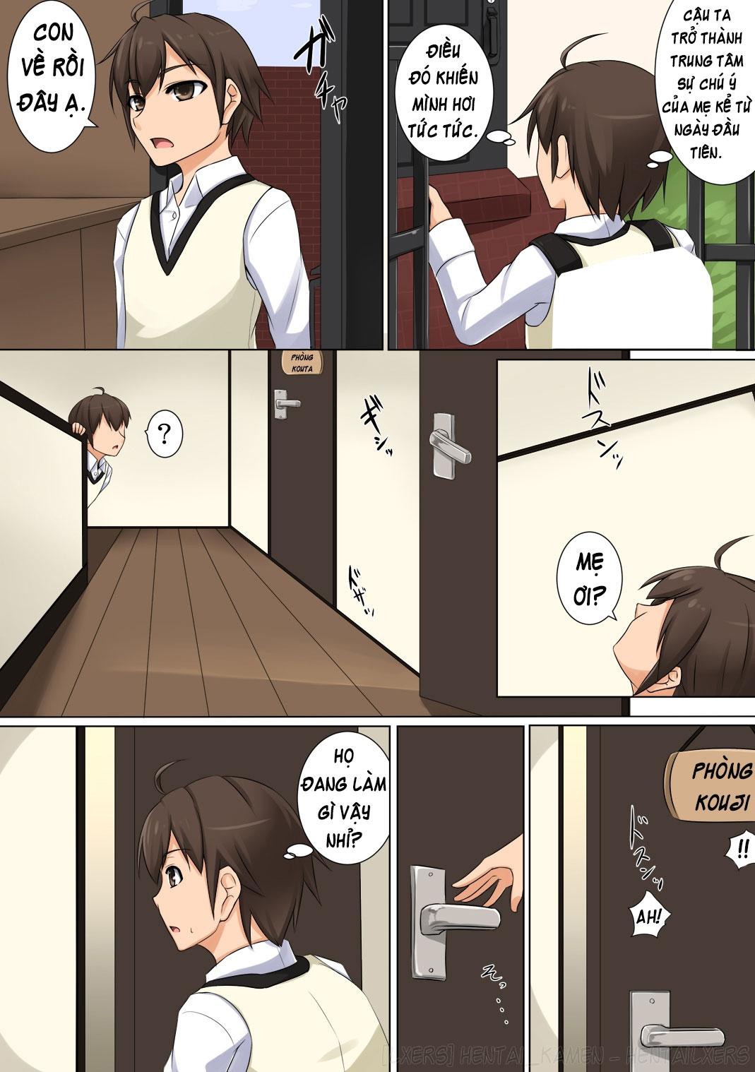 HentaiVN.net - Ảnh 16 - Daisuki na Mama ga Ie de Azukatta Shachou no Kuso Musuko no Chinpo no Toriko ni Sarete ita - Oneshot