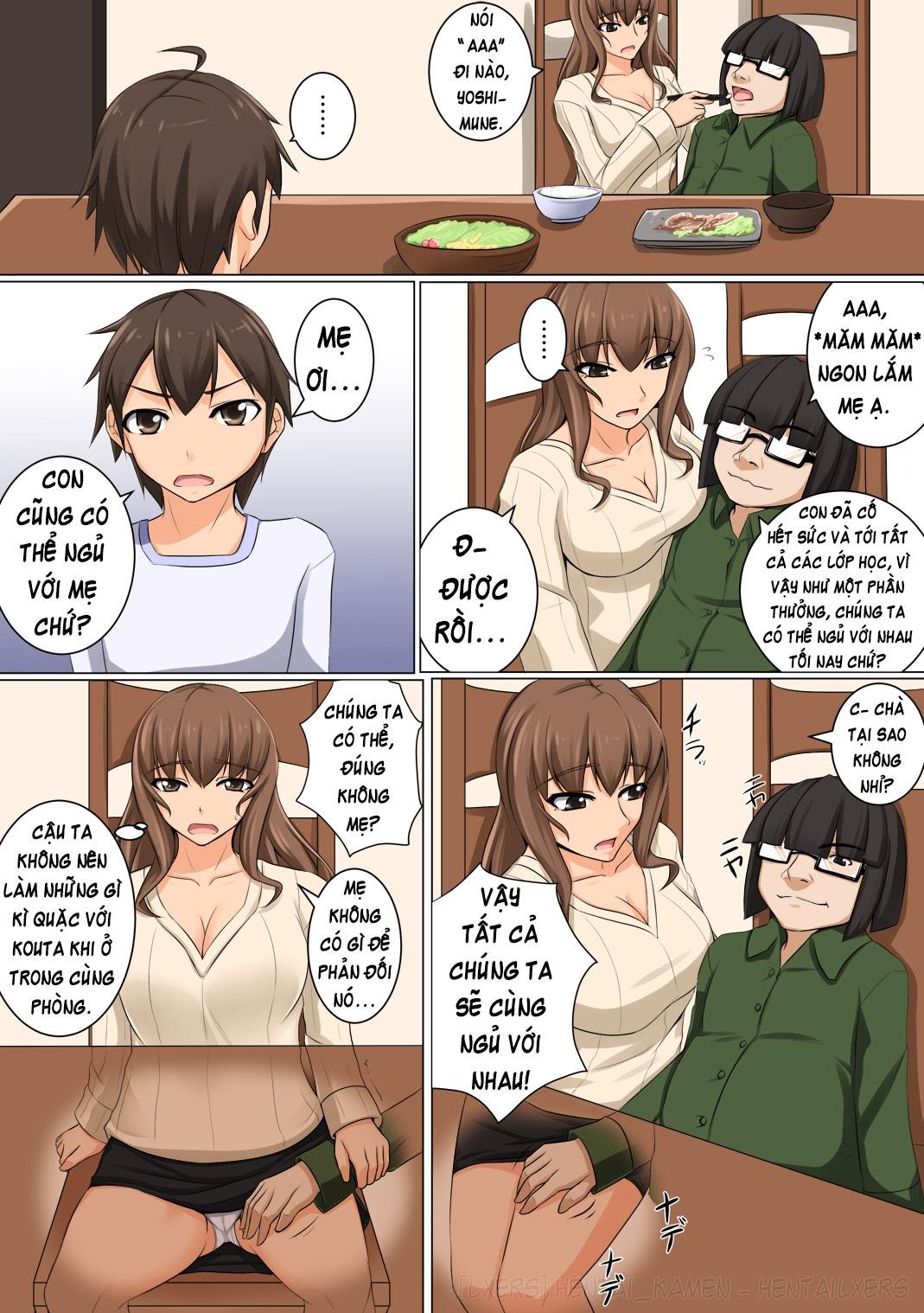 HentaiVN.net - Ảnh 35 - Daisuki na Mama ga Ie de Azukatta Shachou no Kuso Musuko no Chinpo no Toriko ni Sarete ita - Oneshot