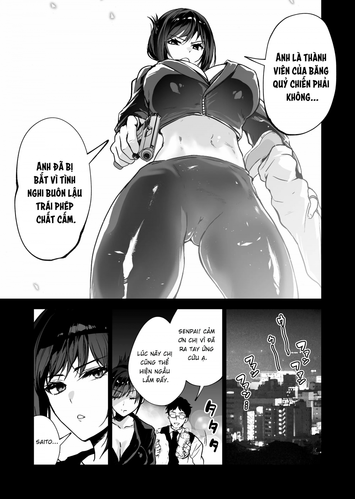 HentaiVN.net - Ảnh 5 - Hema Shita Boku O Kabatte Tsukamatta Senpai Onna Sousakan Ga Akutou-Domo Ni Biyaku-Zuke De Yarareru SUGAta Ni Kuzu Bokki - Chap 1