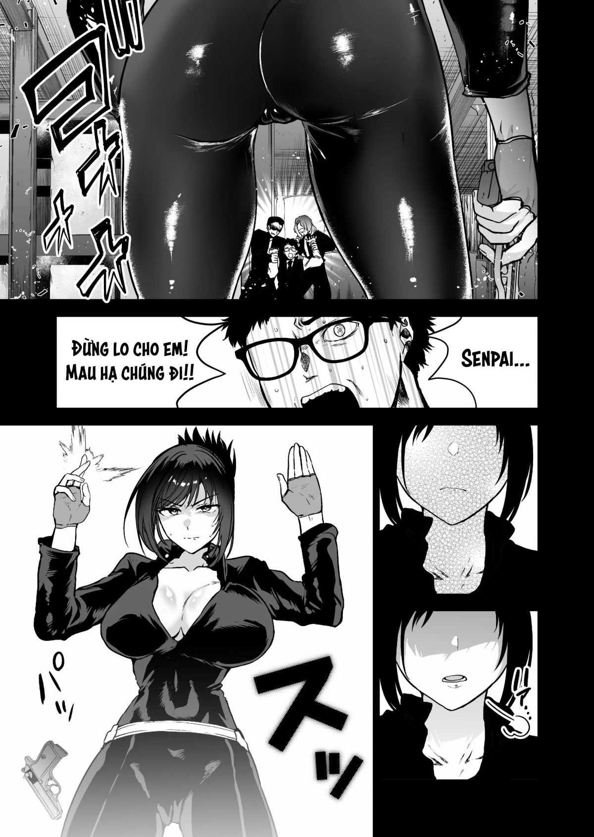 HentaiVN.net - Ảnh 19 - Hema Shita Boku O Kabatte Tsukamatta Senpai Onna Sousakan Ga Akutou-Domo Ni Biyaku-Zuke De Yarareru SUGAta Ni Kuzu Bokki - Chap 1