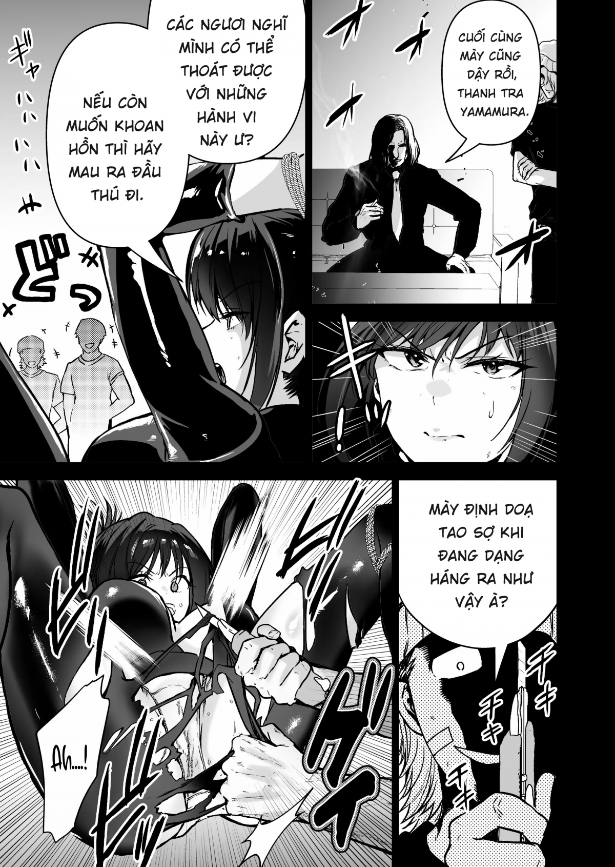 HentaiVN.net - Ảnh 23 - Hema Shita Boku O Kabatte Tsukamatta Senpai Onna Sousakan Ga Akutou-Domo Ni Biyaku-Zuke De Yarareru SUGAta Ni Kuzu Bokki - Chap 1