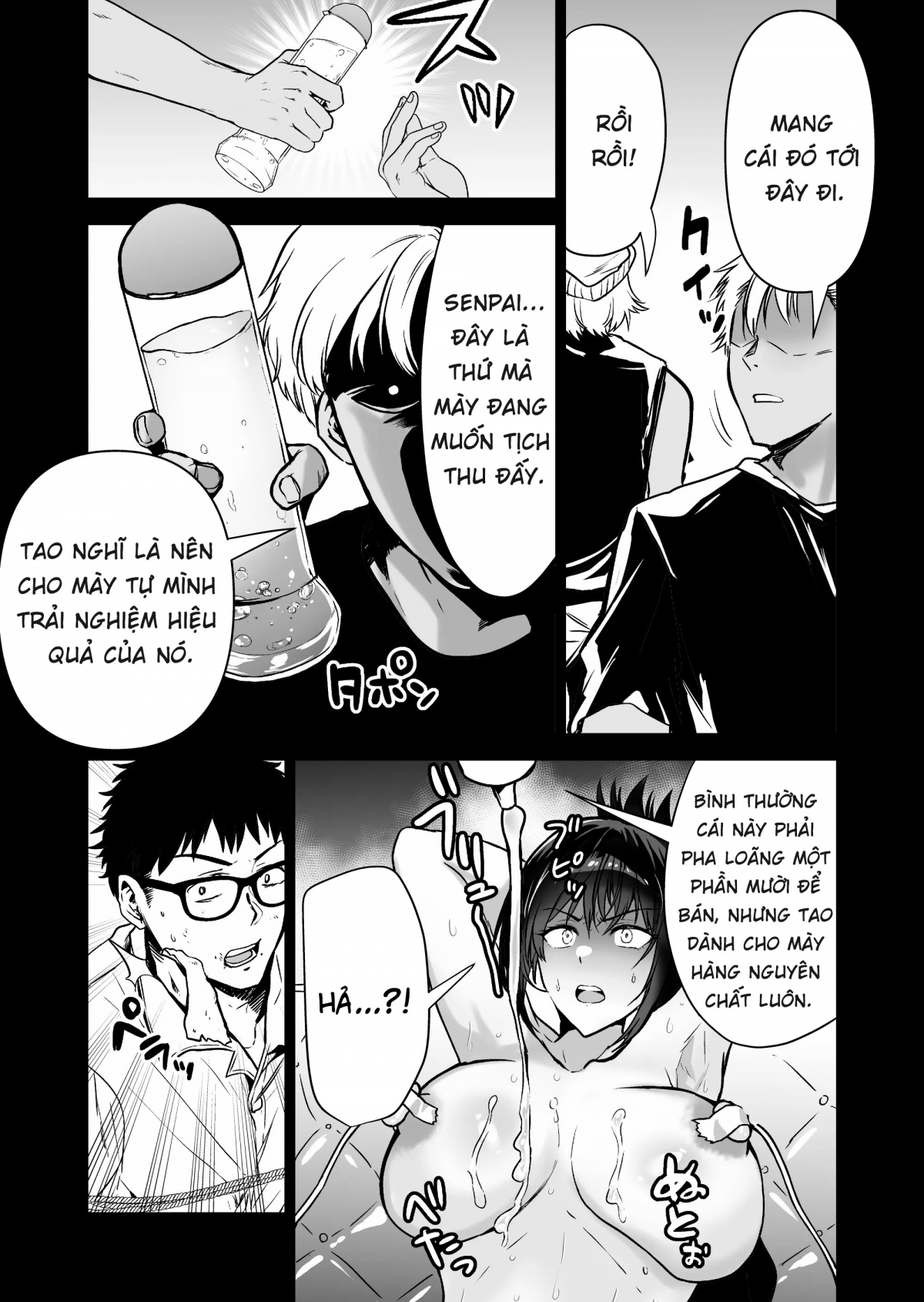 HentaiVN.net - Ảnh 28 - Hema Shita Boku O Kabatte Tsukamatta Senpai Onna Sousakan Ga Akutou-Domo Ni Biyaku-Zuke De Yarareru SUGAta Ni Kuzu Bokki - Chap 1