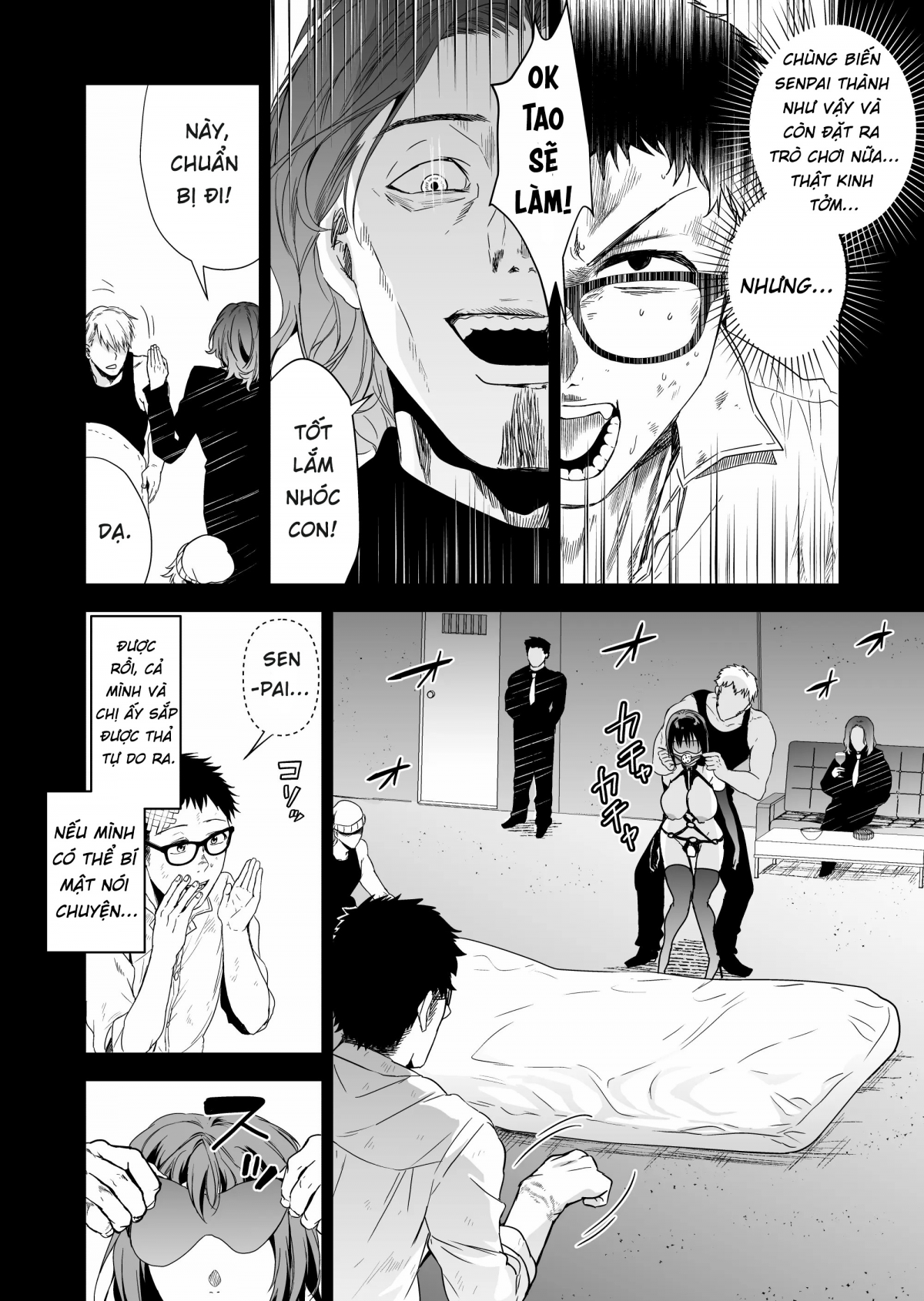HentaiVN.net - Ảnh 29 - Hema Shita Boku O Kabatte Tsukamatta Senpai Onna Sousakan Ga Akutou-Domo Ni Biyaku-Zuke De Yarareru SUGAta Ni Kuzu Bokki - Chap 2