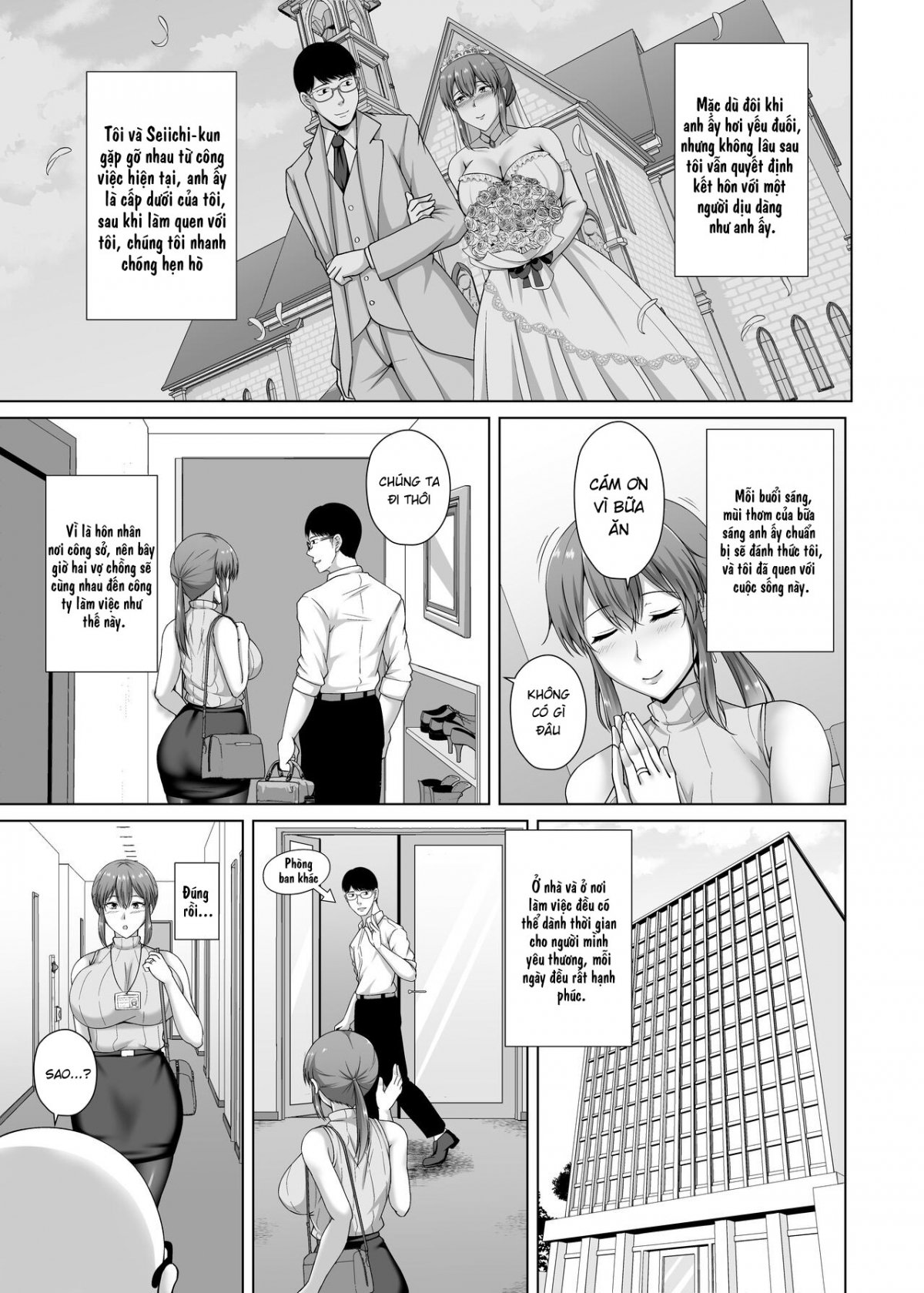HentaiVN.net - Ảnh 6 - Choukyou Zumi Hitozuma OL wa Joushi ni Dakare Futatabi Ochiru - Oneshot