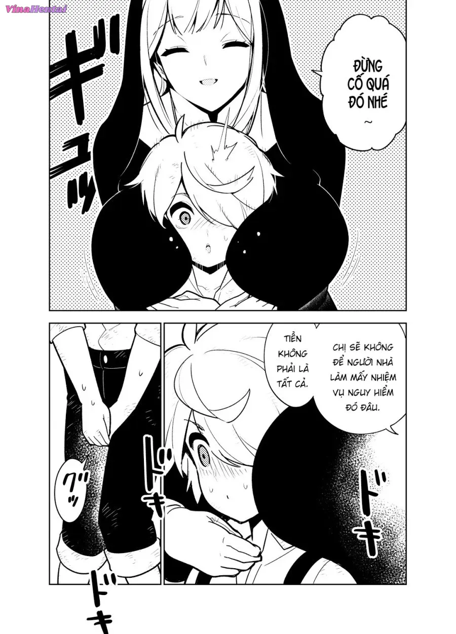 HentaiVN.net - Ảnh 7 - Akogare no Onee-chan no Ecchi na Status ga Mieru you ni Nacchatta Boku wa... - Oneshot