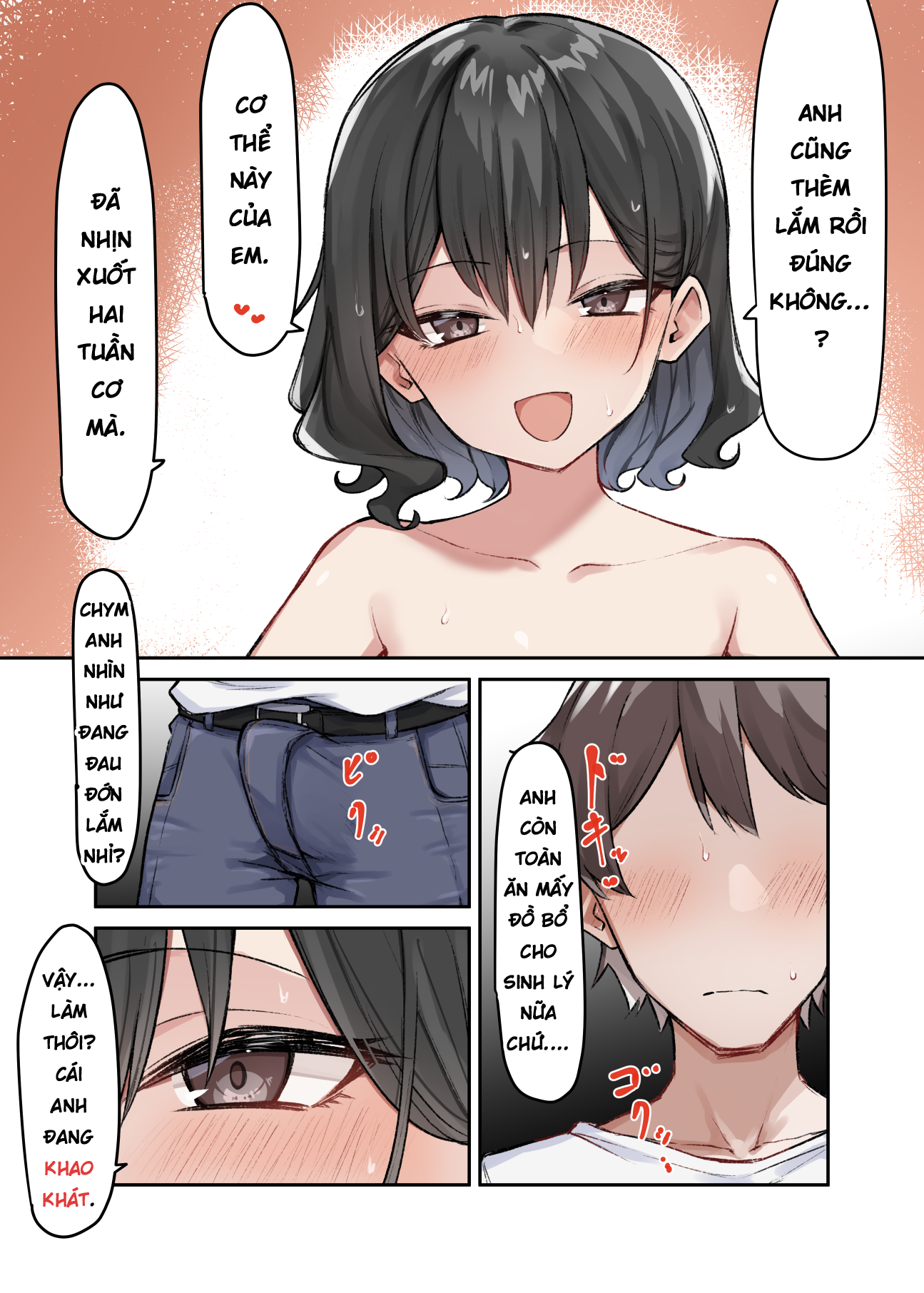 HentaiVN.net - Ảnh 10 - Cô Em Gái Mei-chan Cuồng Hôn - 11. Vượt Rào?