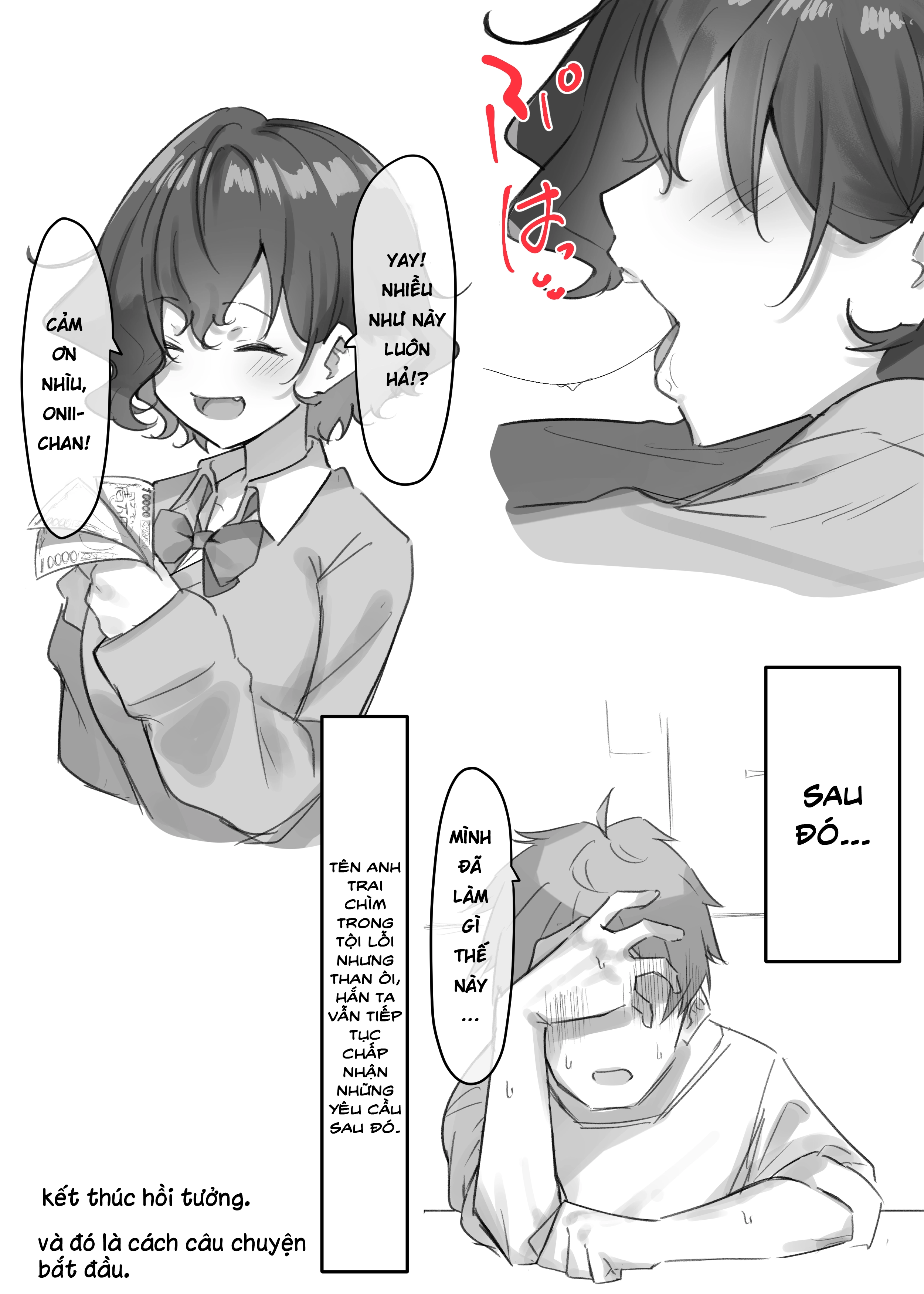HentaiVN.net - Ảnh 11 - Cô Em Gái Mei-chan Cuồng Hôn - 6. Chuyện Quá Khứ