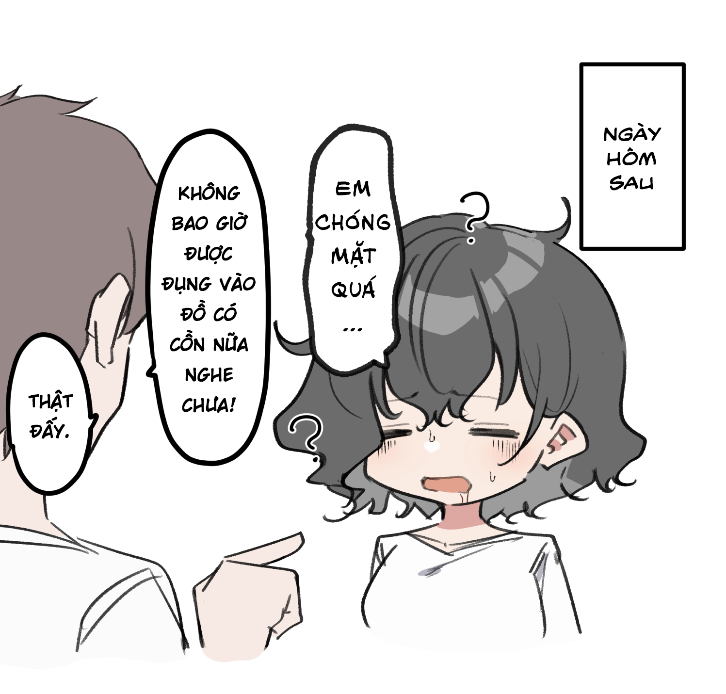 HentaiVN.net - Ảnh 11 - Cô Em Gái Mei-chan Cuồng Hôn - 10. Em Gái Khi Say Và Chị Gái?