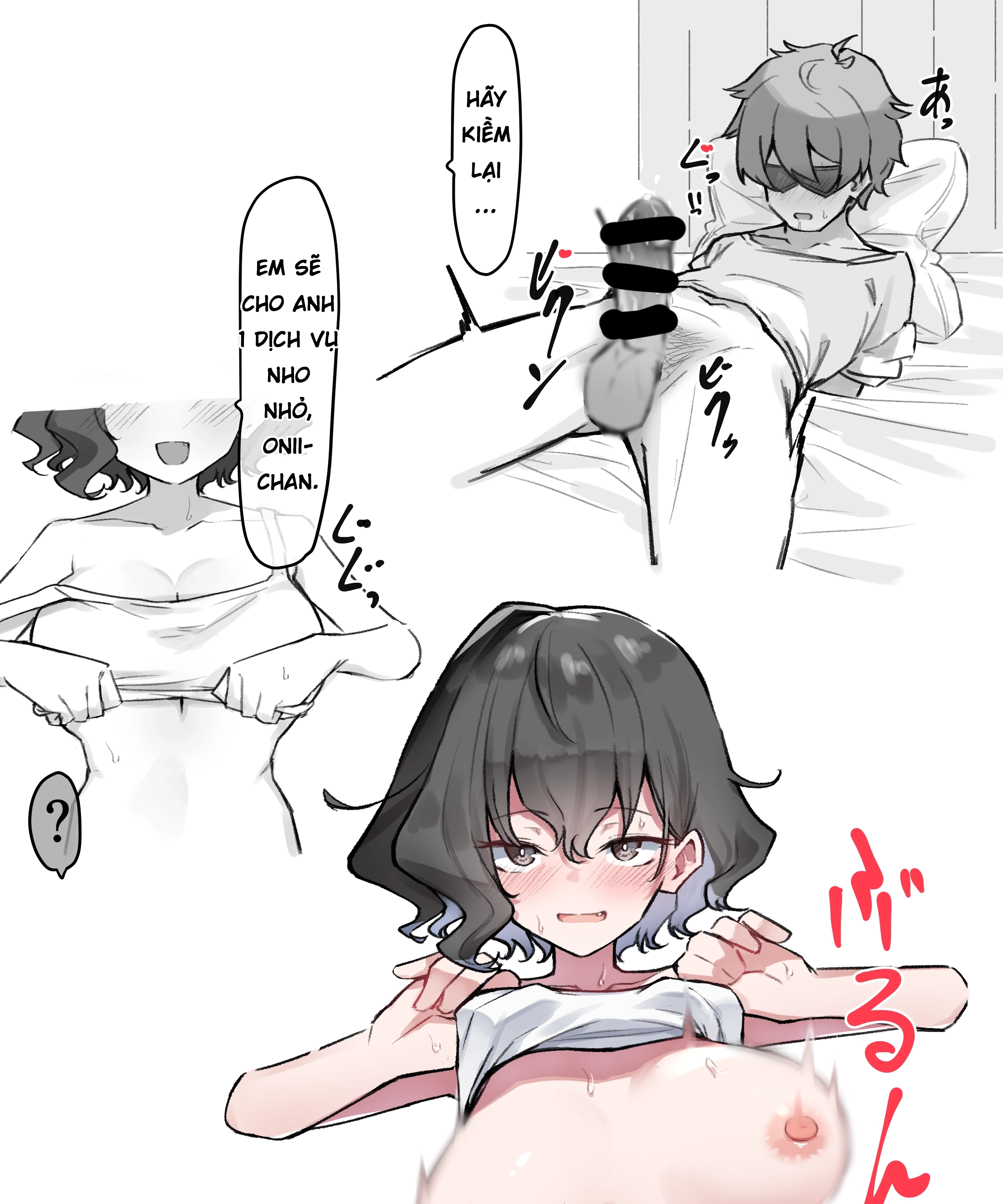 HentaiVN.net - Ảnh 23 - Cô Em Gái Mei-chan Cuồng Hôn - 2. Em Gái Trả Đũa