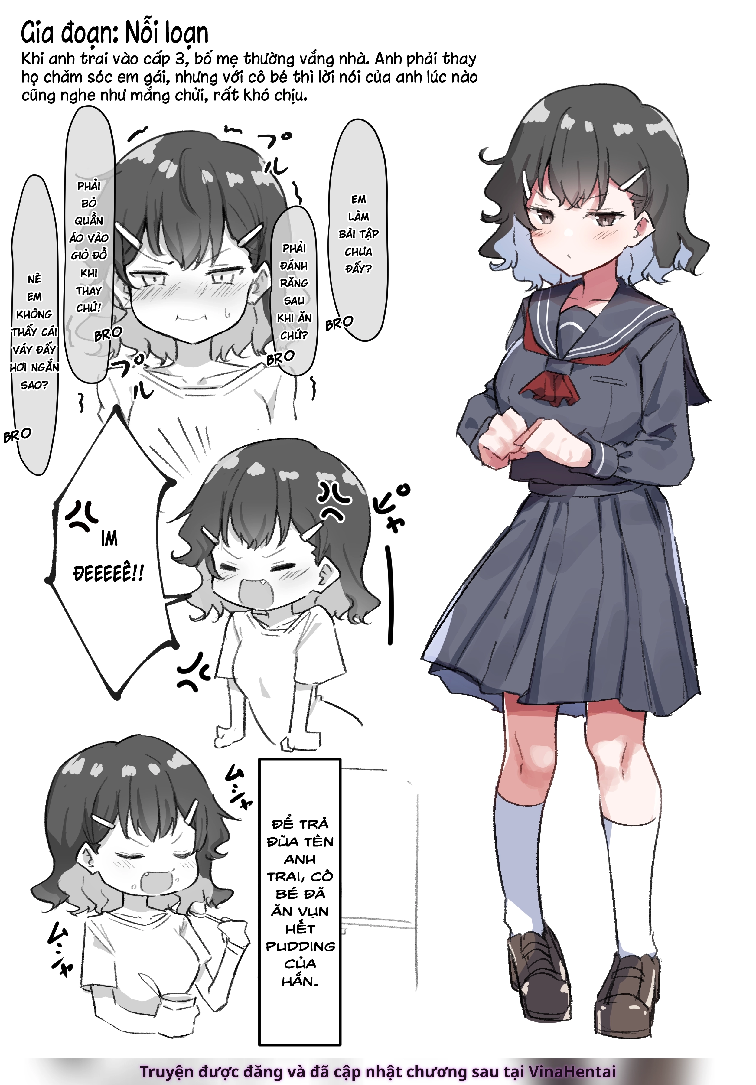 HentaiVN.net - Ảnh 3 - Cô Em Gái Mei-chan Cuồng Hôn - 6. Chuyện Quá Khứ