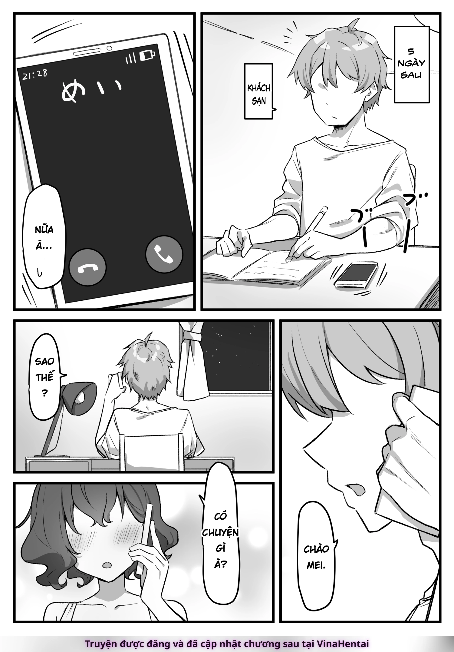 HentaiVN.net - Ảnh 3 - Cô Em Gái Mei-chan Cuồng Hôn - 11. Vượt Rào?