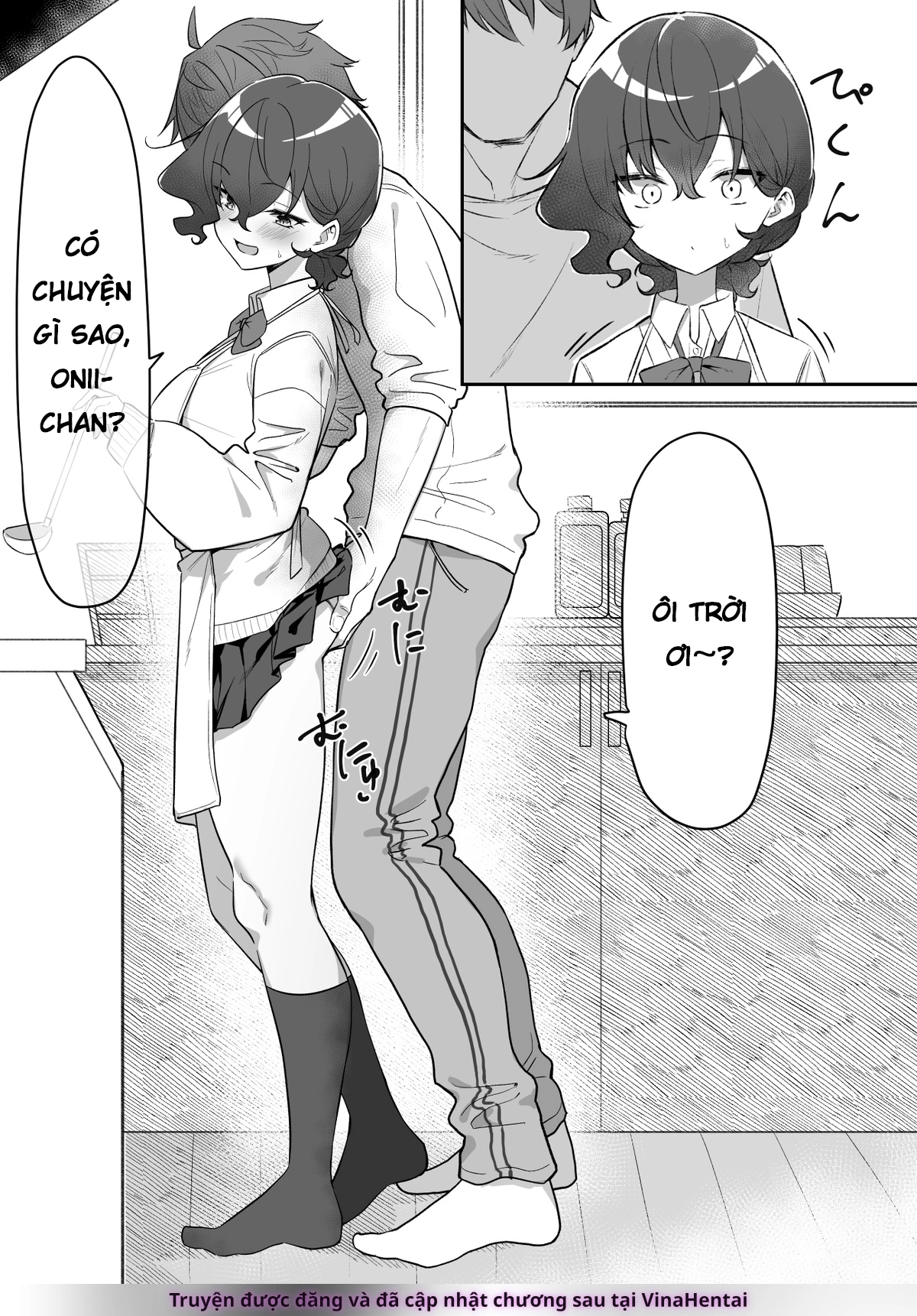 HentaiVN.net - Ảnh 3 - Cô Em Gái Mei-chan Cuồng Hôn - 12. Đã Nắm Thóp Được Onii-chan
