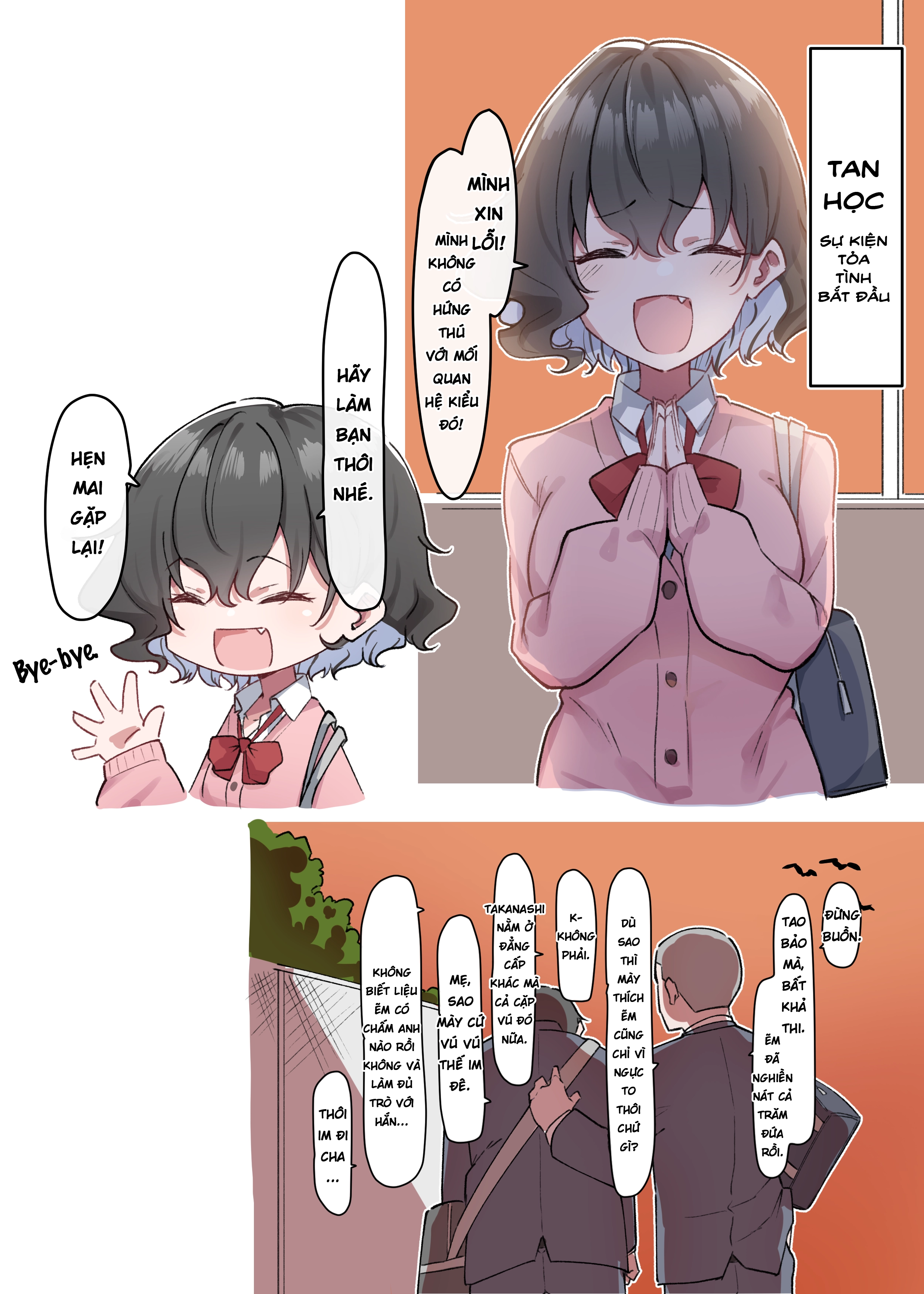 HentaiVN.net - Ảnh 4 - Cô Em Gái Mei-chan Cuồng Hôn - 8. Chuyện Ở Trường