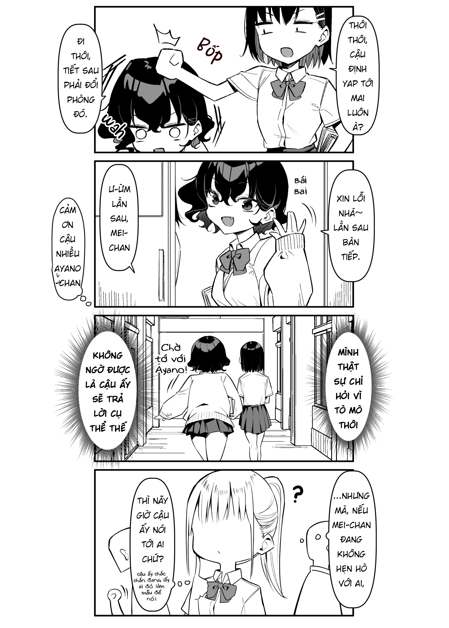 HentaiVN.net - Ảnh 4 - Cô Em Gái Mei-chan Cuồng Hôn - 15. Skinship