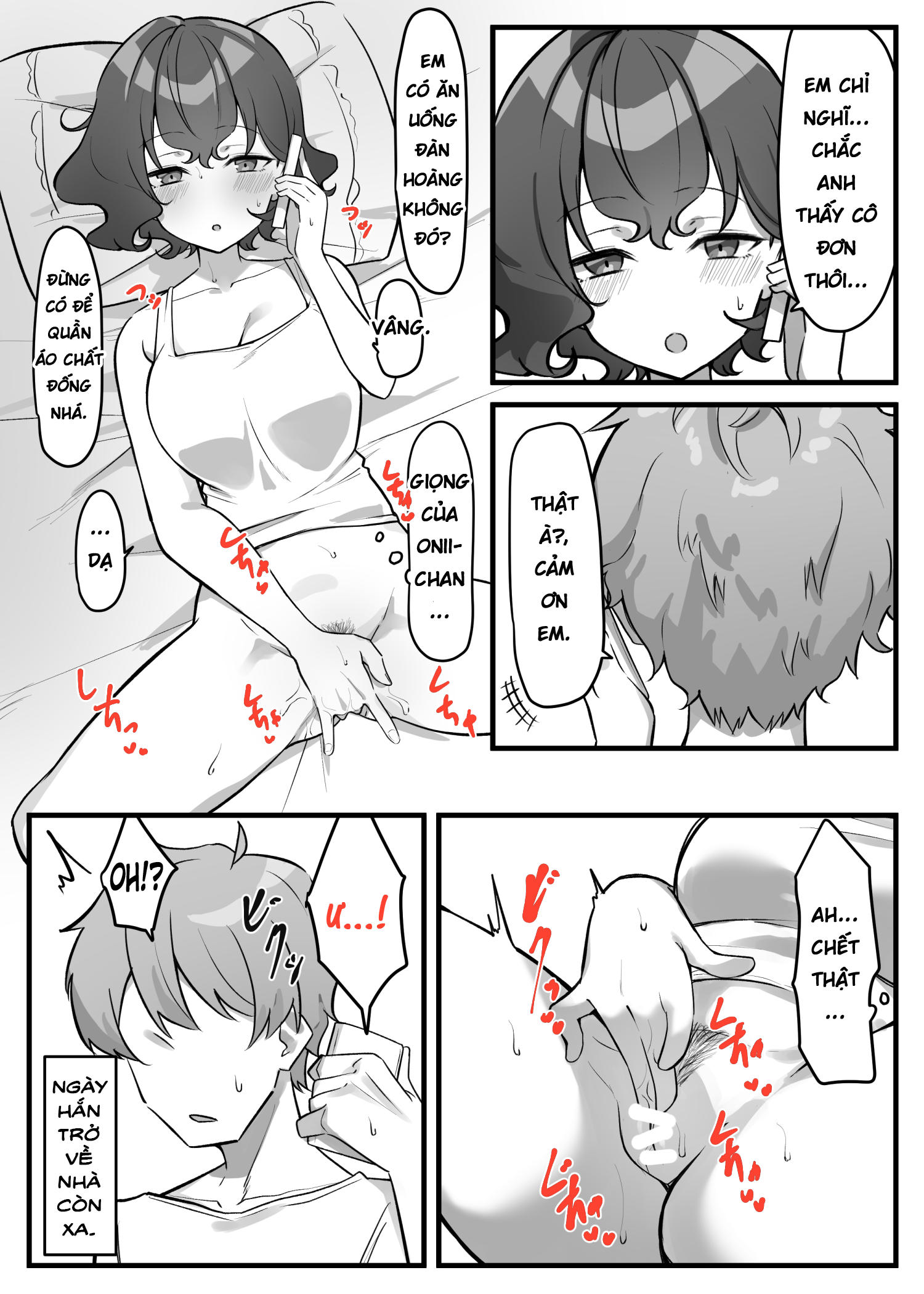 HentaiVN.net - Ảnh 4 - Cô Em Gái Mei-chan Cuồng Hôn - 11. Vượt Rào?