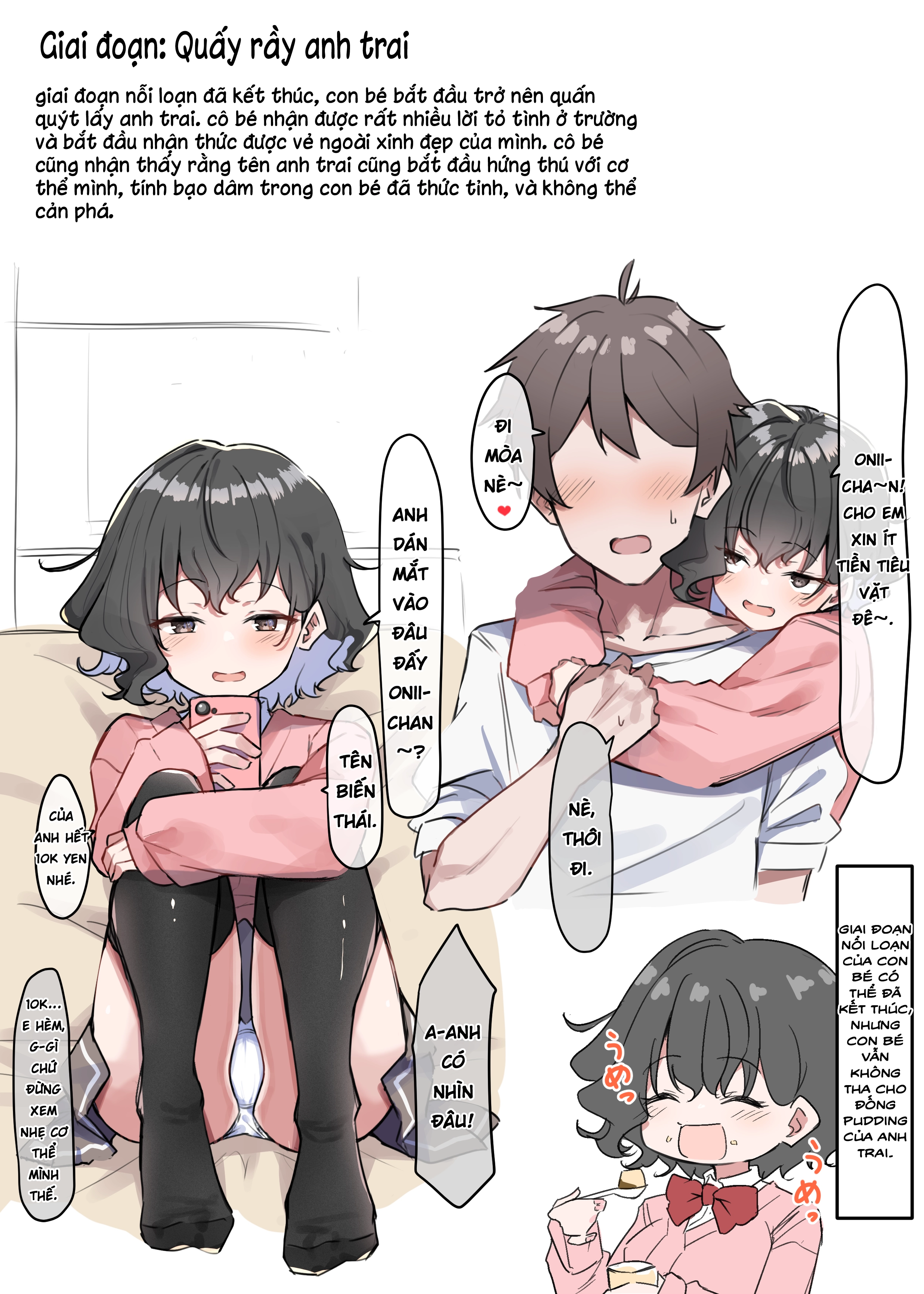 HentaiVN.net - Ảnh 5 - Cô Em Gái Mei-chan Cuồng Hôn - 6. Chuyện Quá Khứ
