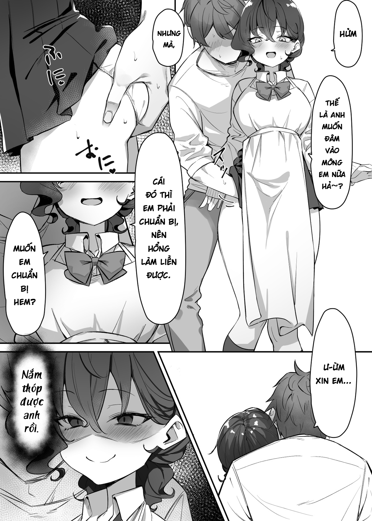 HentaiVN.net - Ảnh 5 - Cô Em Gái Mei-chan Cuồng Hôn - 12. Đã Nắm Thóp Được Onii-chan