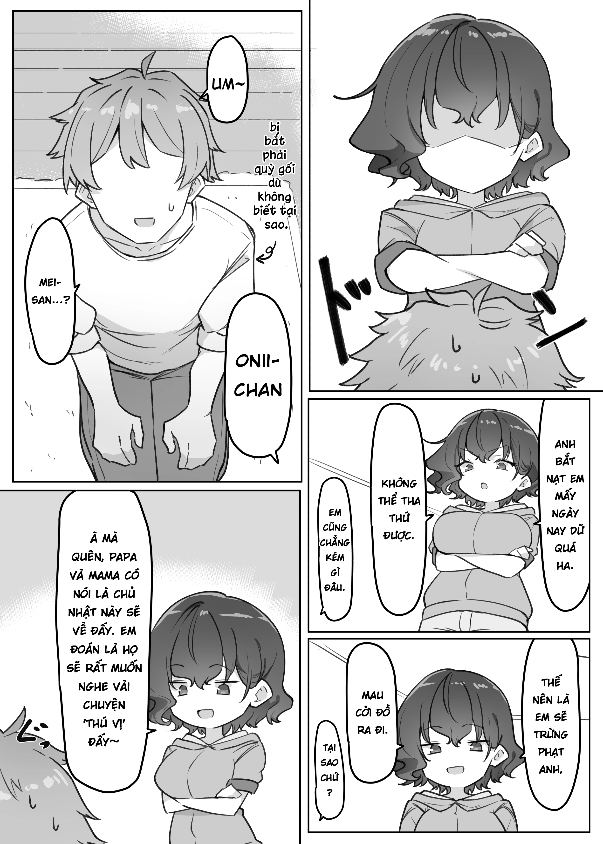 HentaiVN.net - Ảnh 6 - Cô Em Gái Mei-chan Cuồng Hôn - 9. Em Gái FootJob