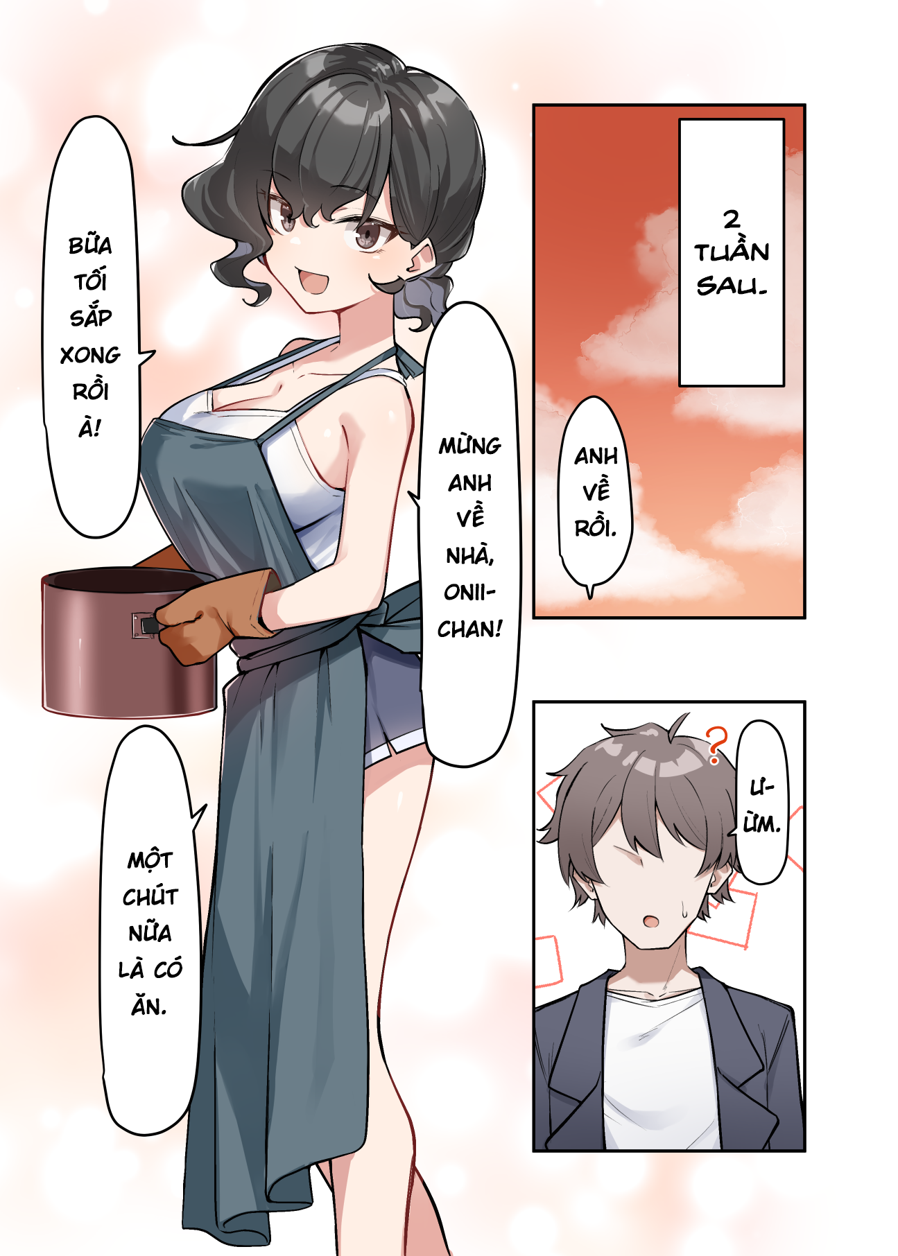 HentaiVN.net - Ảnh 6 - Cô Em Gái Mei-chan Cuồng Hôn - 11. Vượt Rào?