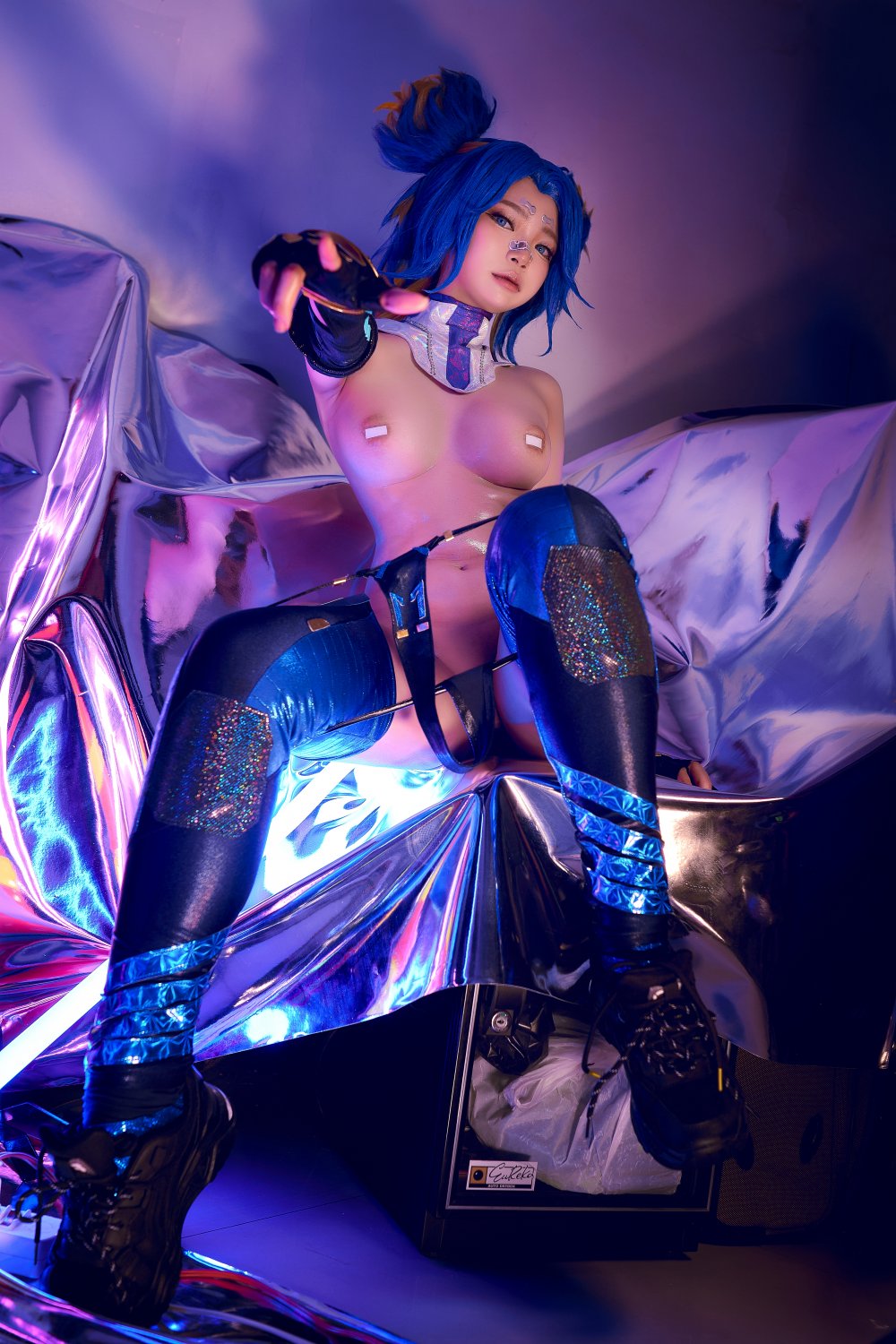 HentaiVN.net - Ảnh 6 - Ảnh cosplay Neon (valovant) - Ảnh cosplay neon