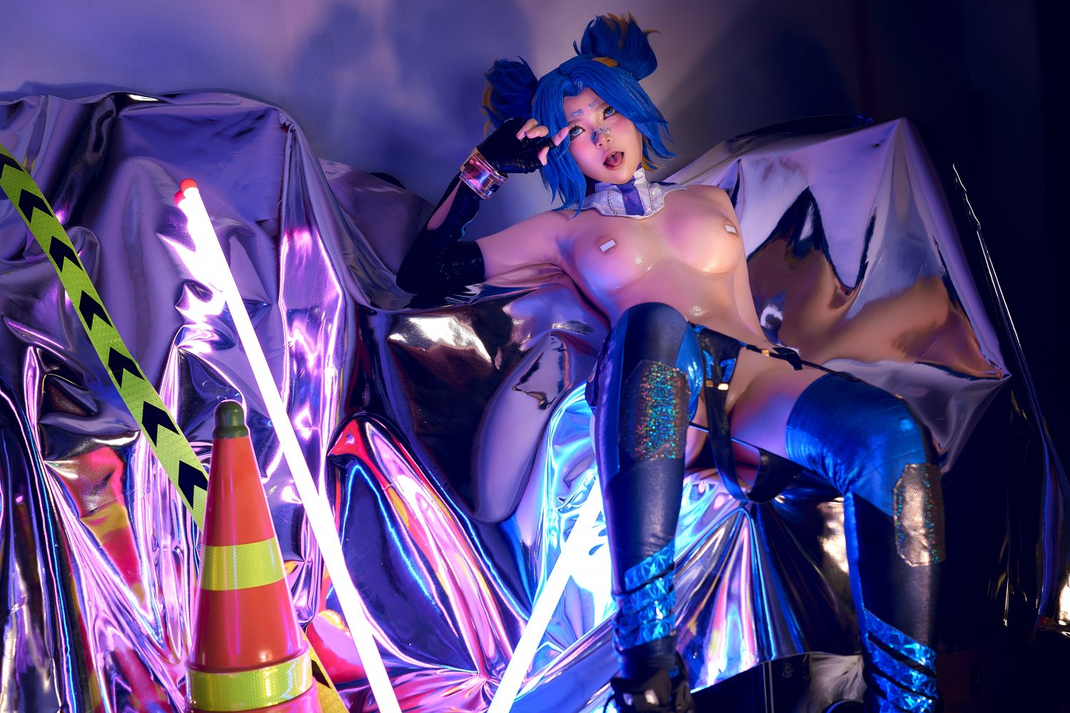 HentaiVN.net - Ảnh 5 - Ảnh cosplay Neon (valovant) - Ảnh cosplay neon