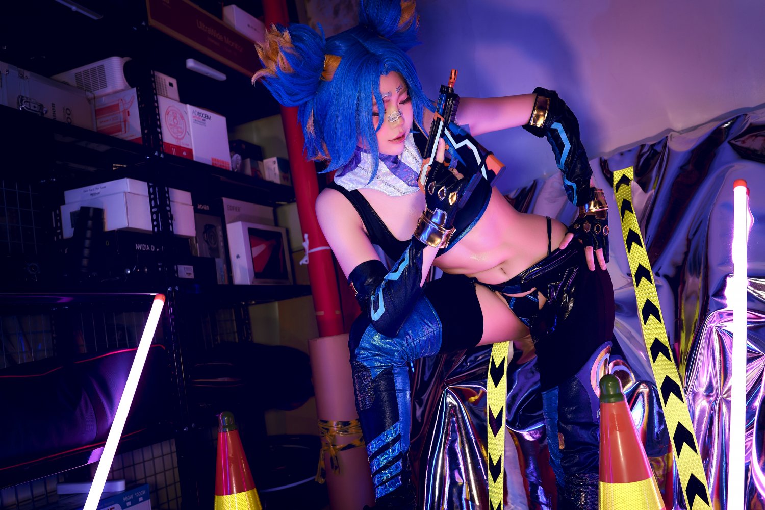 HentaiVN.net - Ảnh 30 - Ảnh cosplay Neon (valovant) - Ảnh cosplay neon