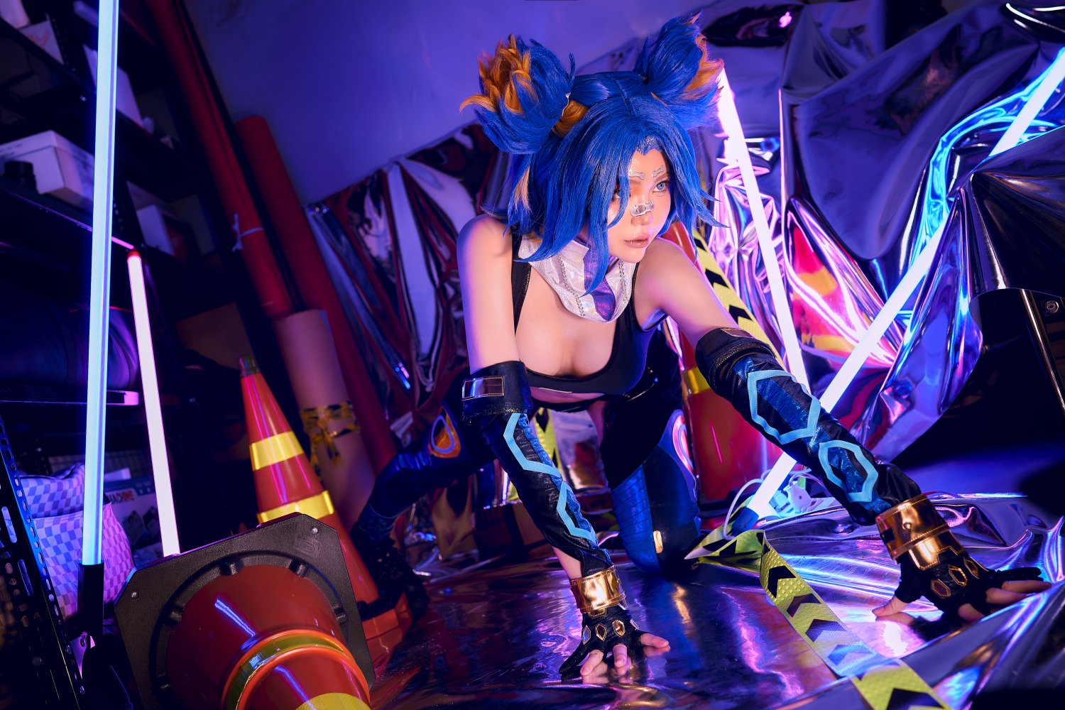 HentaiVN.net - Ảnh 29 - Ảnh cosplay Neon (valovant) - Ảnh cosplay neon