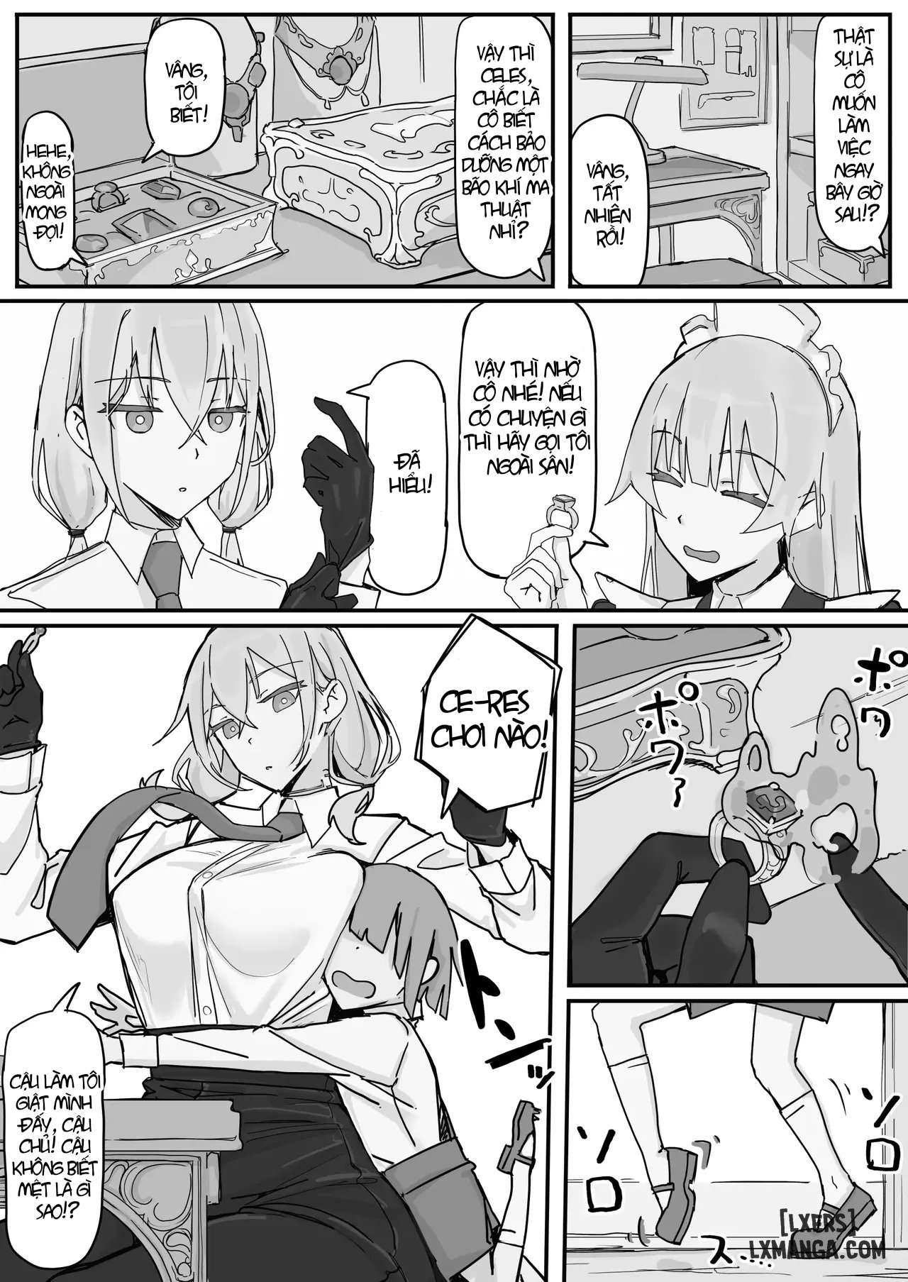 HentaiVN.net - Ảnh 4 - Kanjou Seigen Meido (Kari) - Chap 1