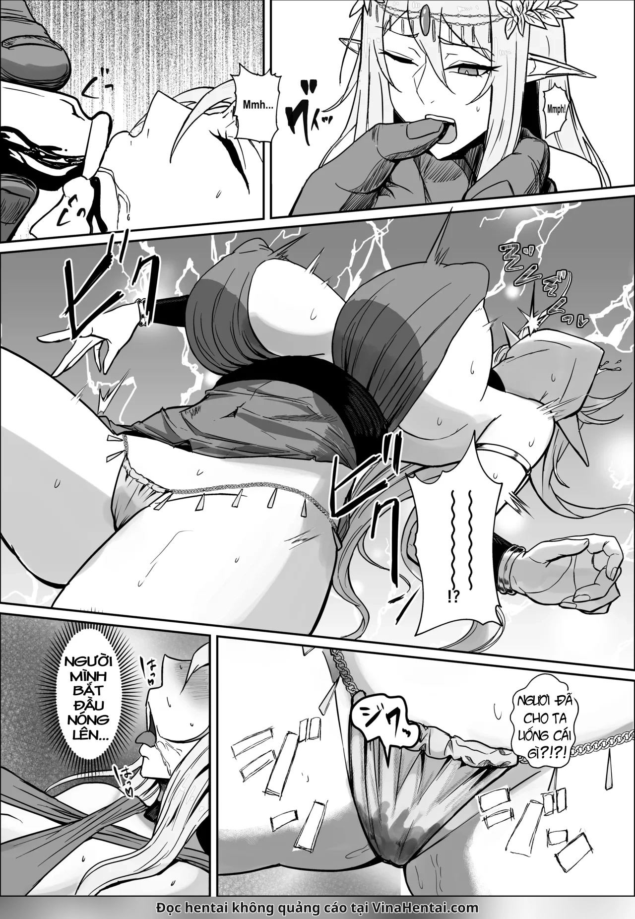 HentaiVN.net - Ảnh 9 - Torawareta Elf Touzen Seidorei no Kei - oneshot
