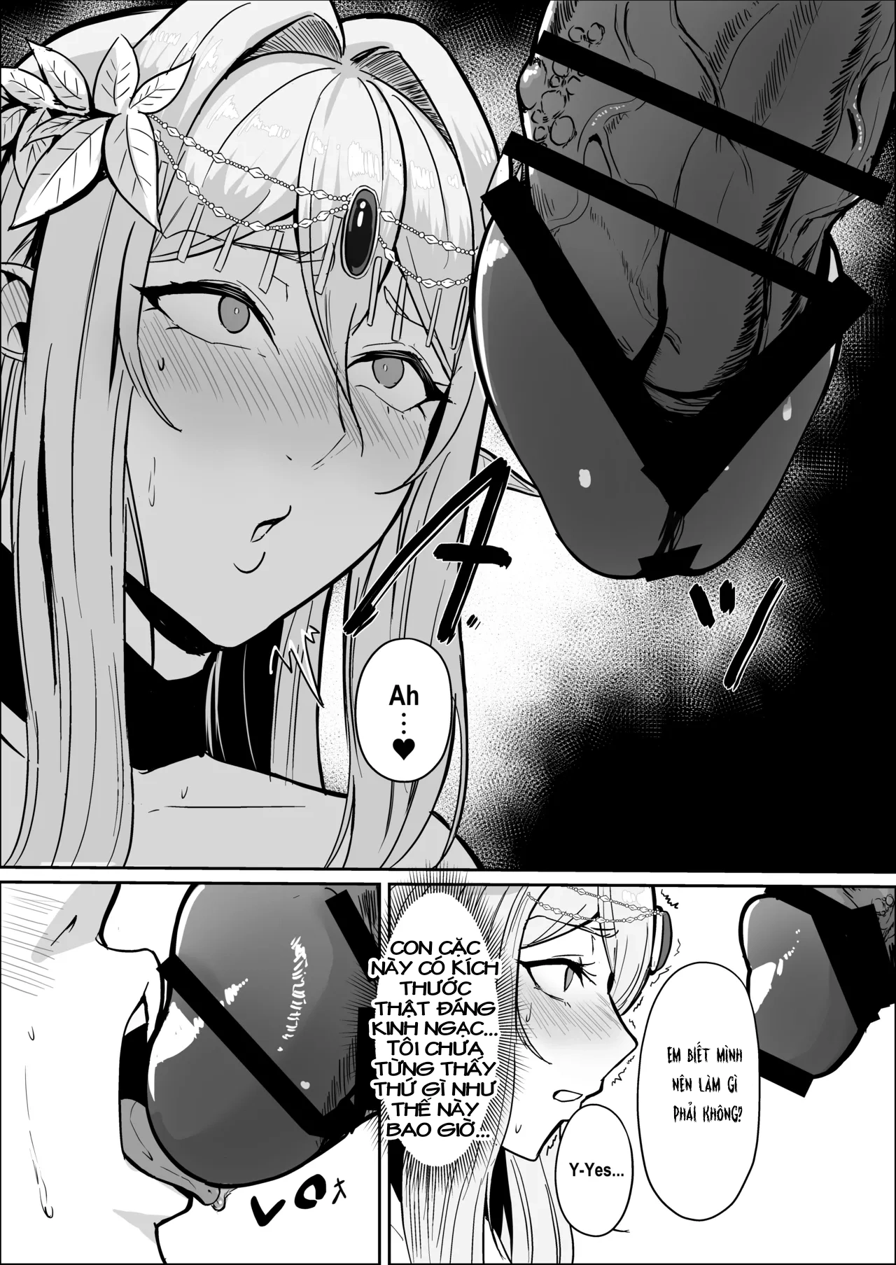 HentaiVN.net - Ảnh 23 - Torawareta Elf Touzen Seidorei no Kei - oneshot
