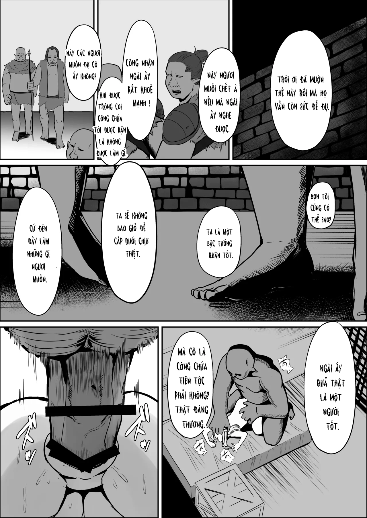 HentaiVN.net - Ảnh 31 - Torawareta Elf Touzen Seidorei no Kei - oneshot