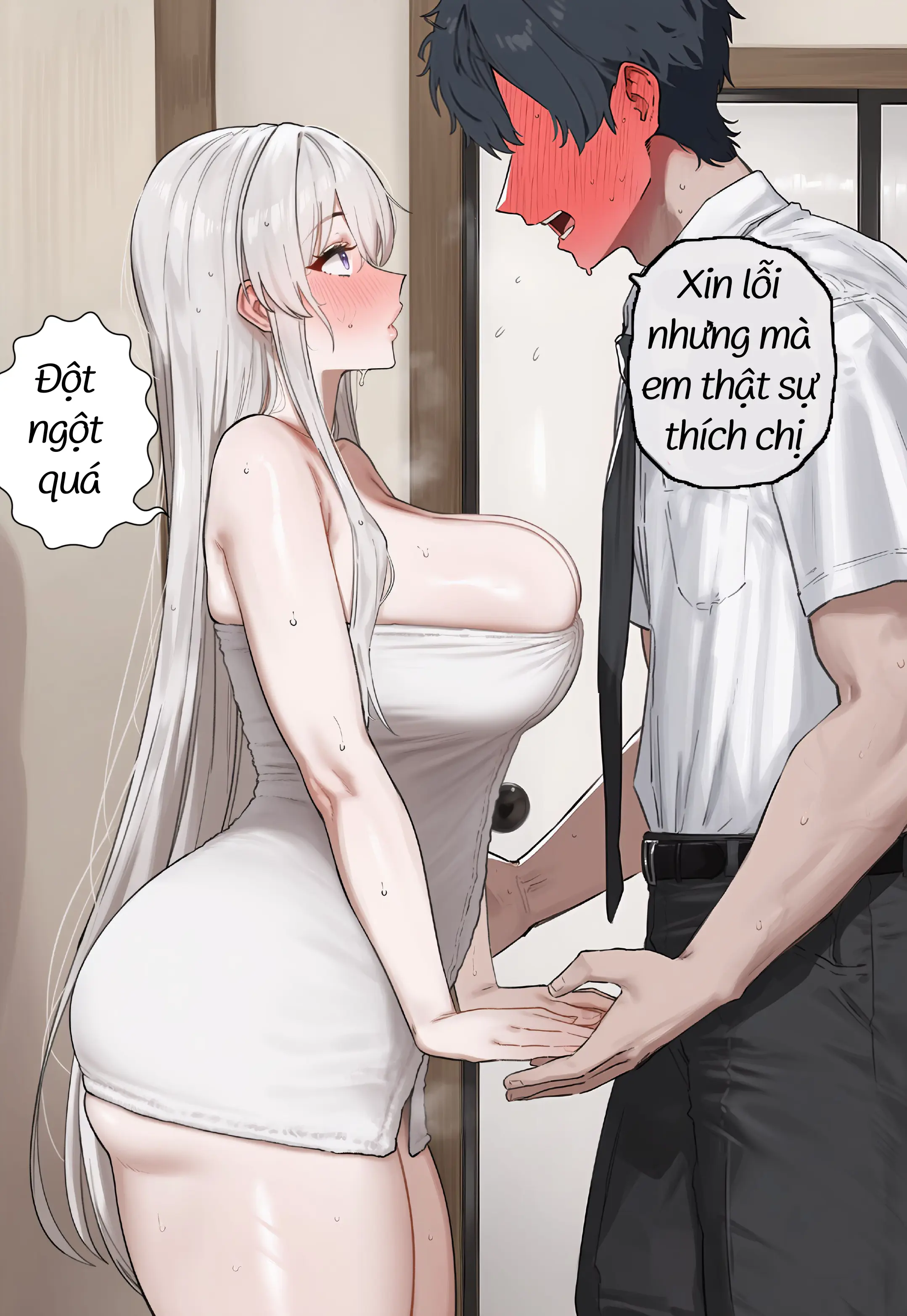 HentaiVN.net - Ảnh 16 - Tôi Có Một Bí Mật Với Chị Của Bạn Thân - One Shot Peak