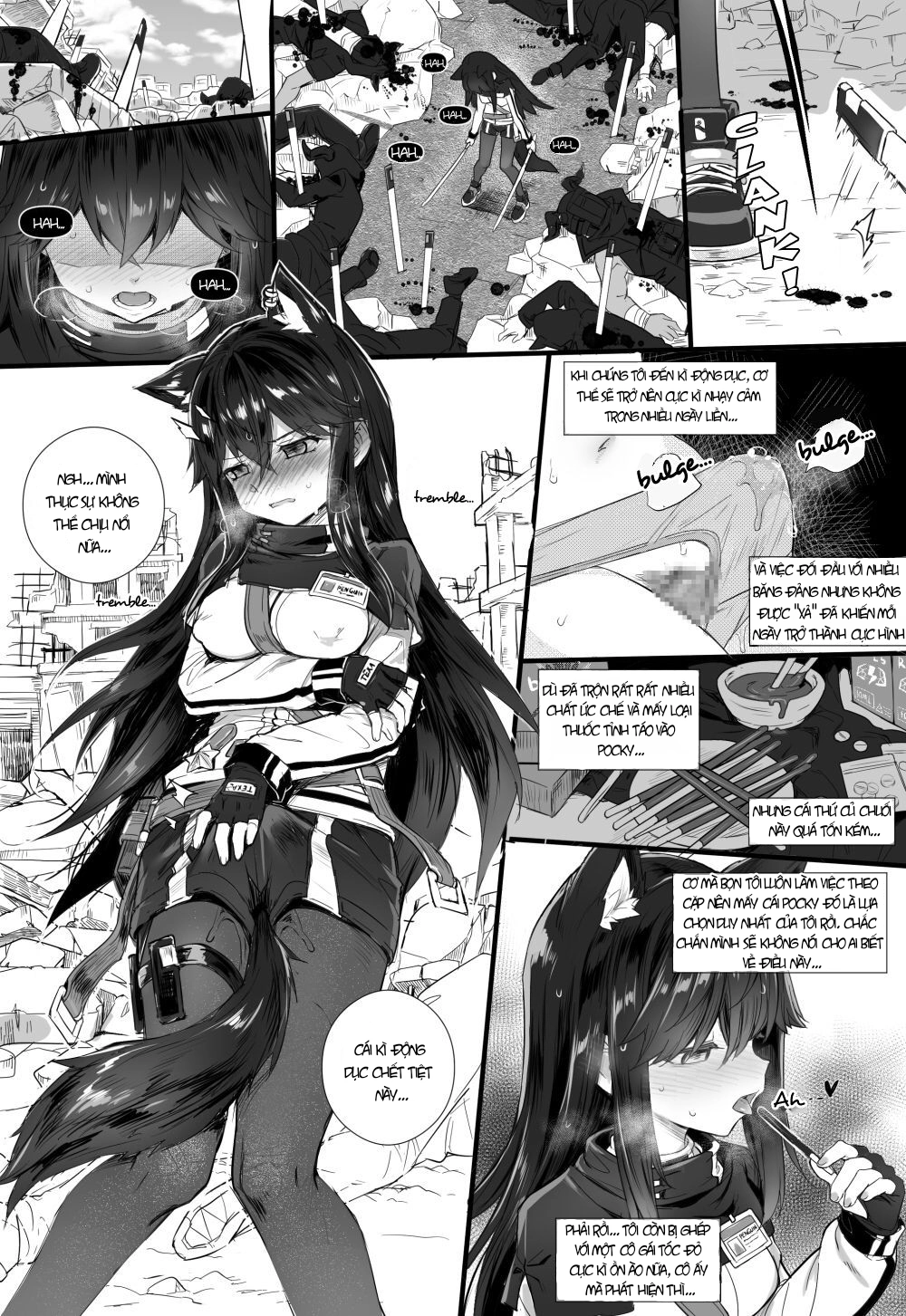 HentaiVN.net - Ảnh 3 - Exusiai x Texas - Oneshot nổ ô tô