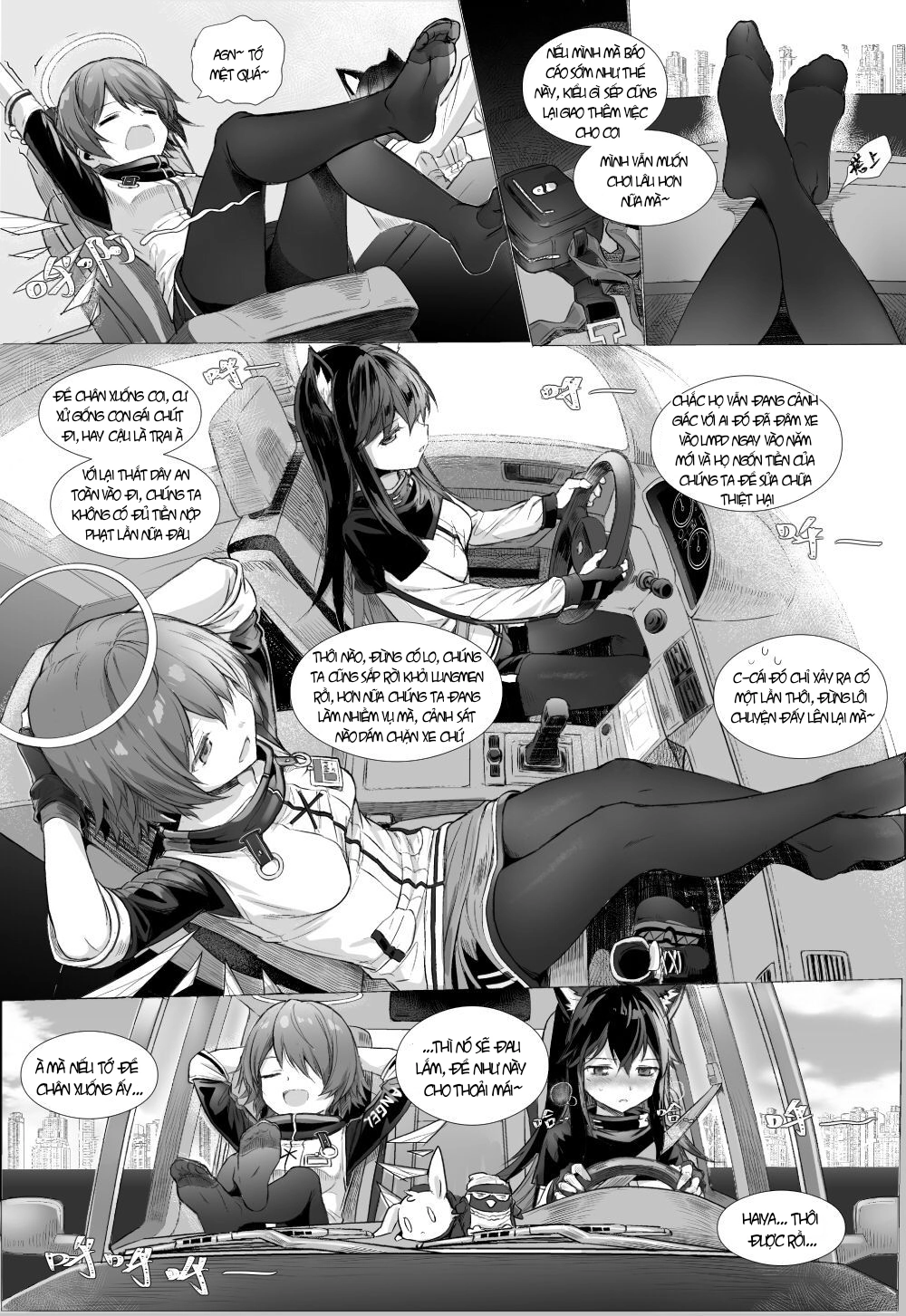 HentaiVN.net - Ảnh 5 - Exusiai x Texas - Oneshot nổ ô tô